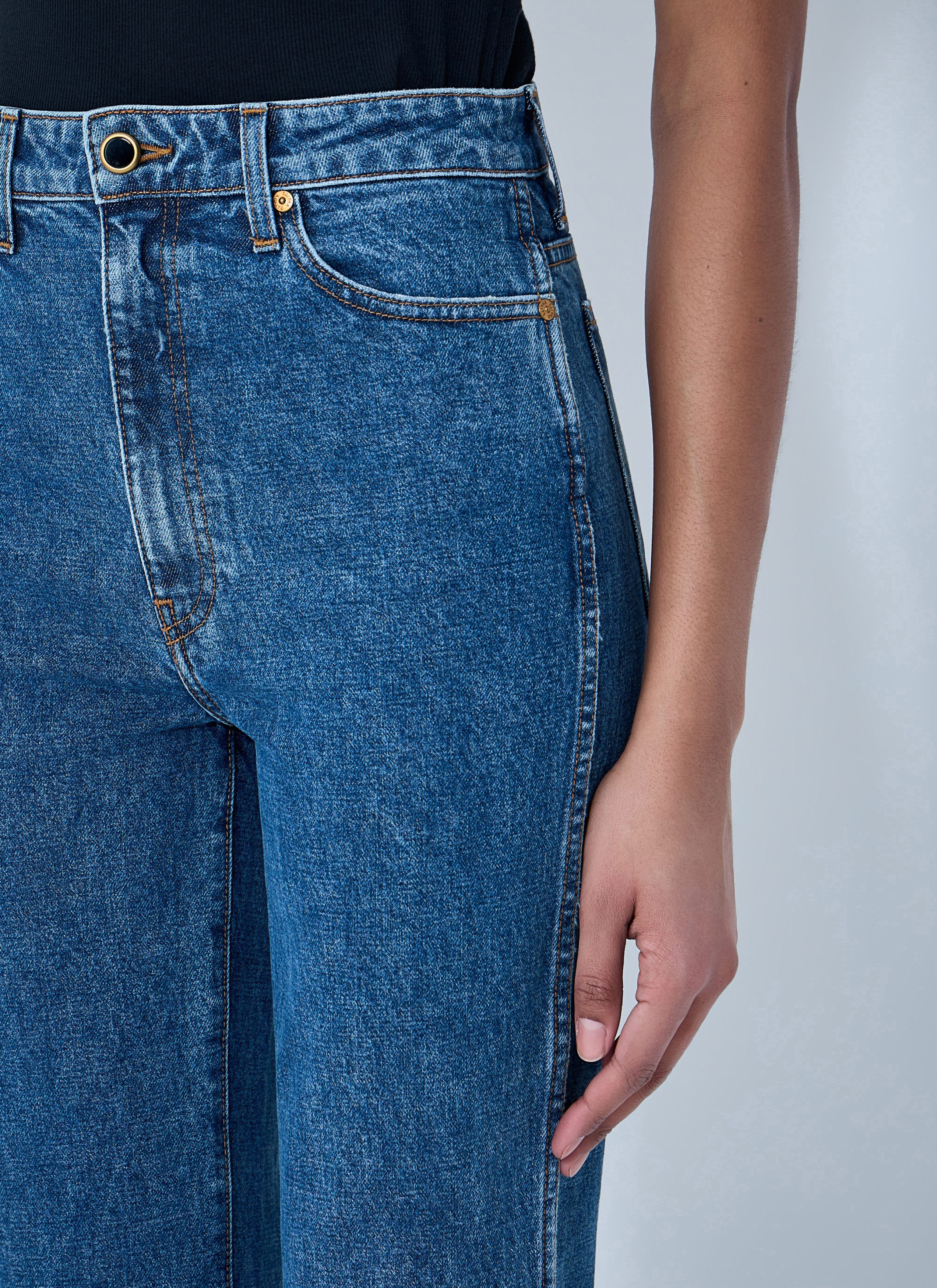 KHAITE Abigail Stretch Jeans Size 28" / US 6 / IT 42 - 5 Thumbnail