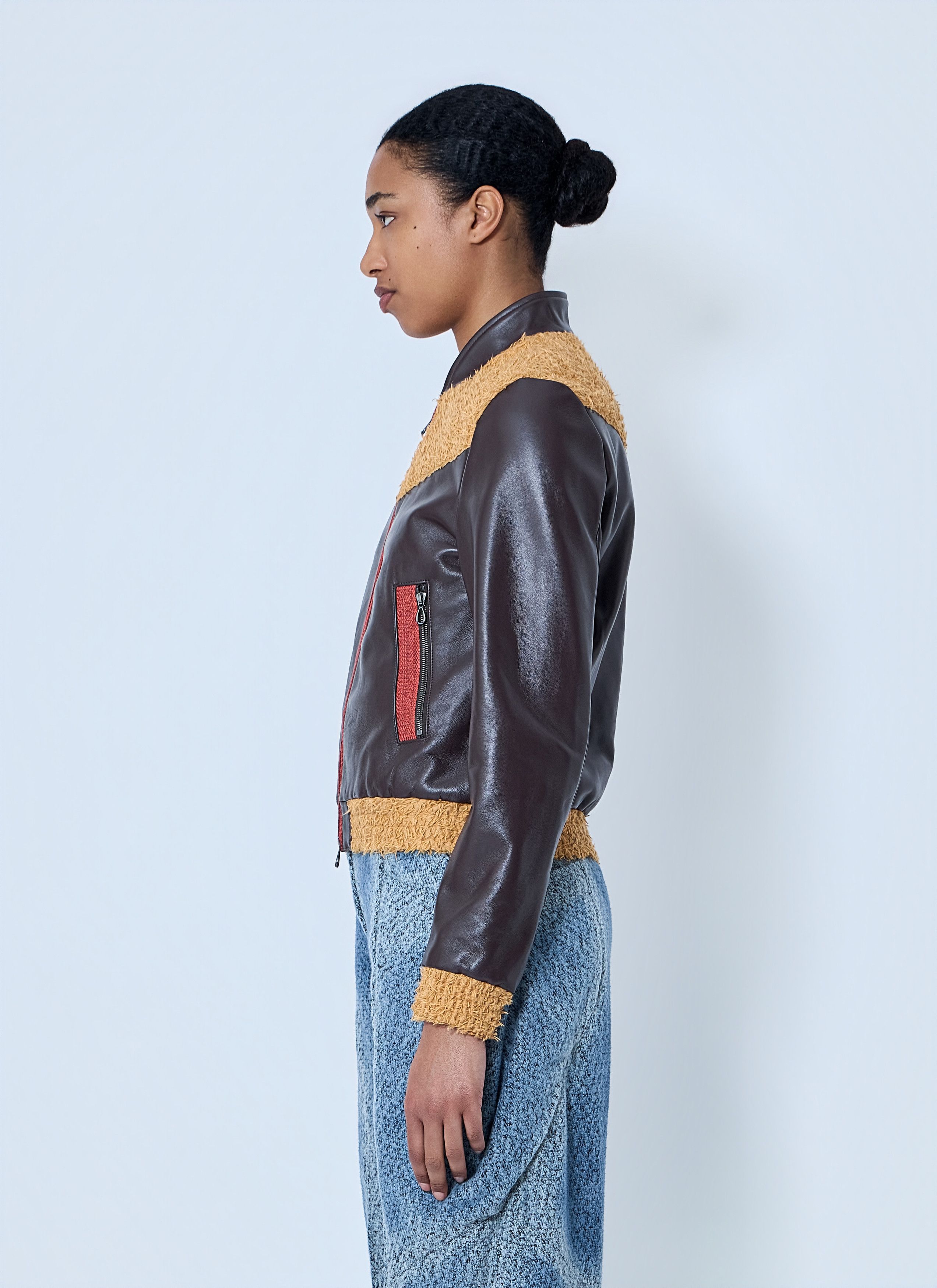 Kiko Kostadinov Konrad Leather Jacket Size S / US 4 / IT 40 - 3 Thumbnail