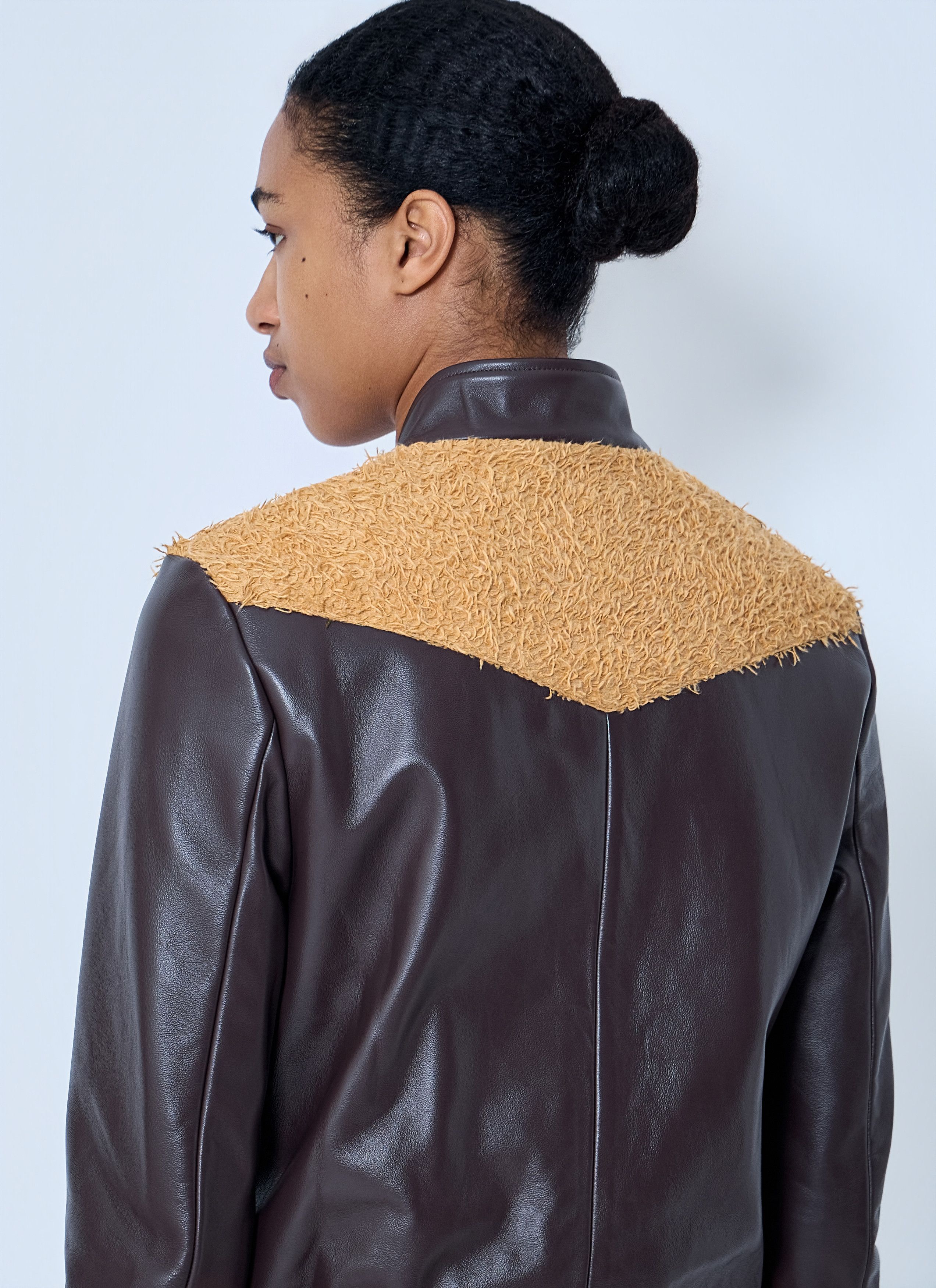 Kiko Kostadinov Konrad Leather Jacket Size S / US 4 / IT 40 - 6 Thumbnail