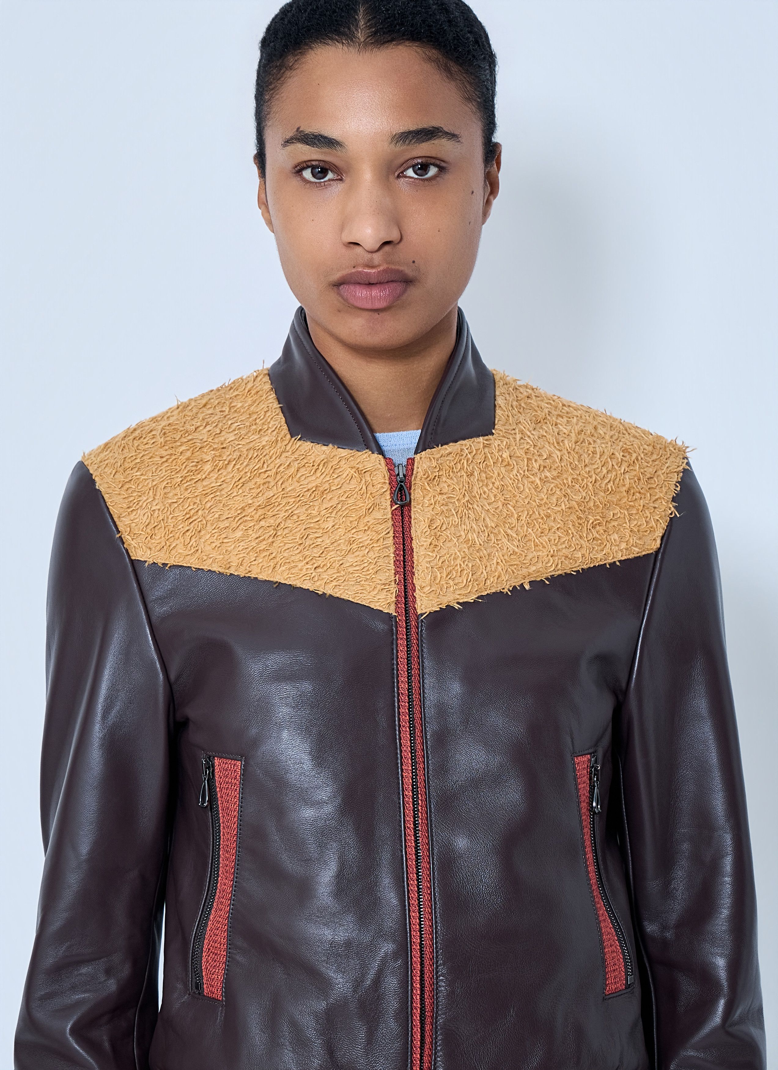 Kiko Kostadinov Konrad Leather Jacket Size M / US 6-8 / IT 42-44 - 5 Thumbnail