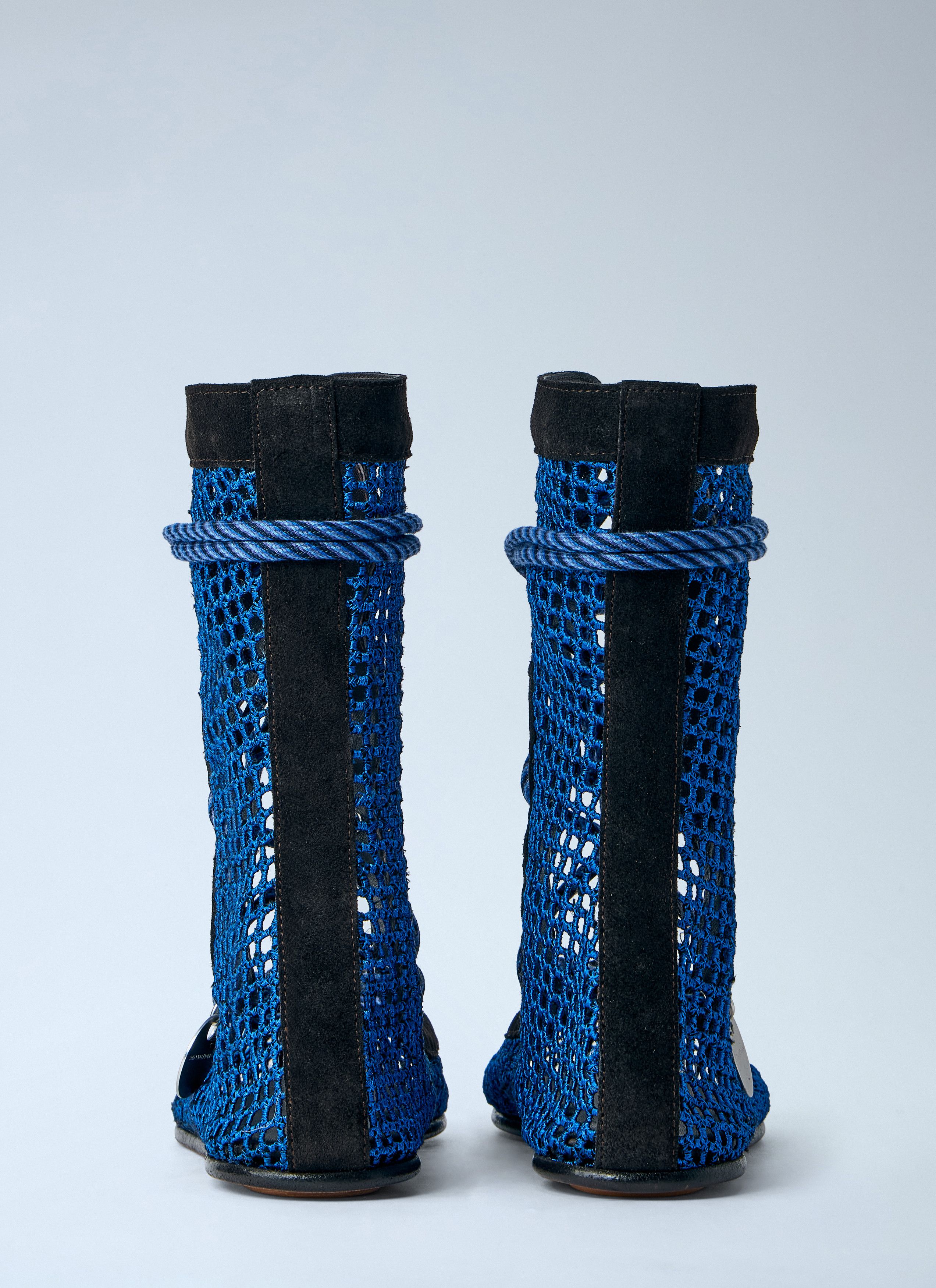 Kiko Kostadinov Reticella Lace Up Boot Size US 8 / IT 38 - 5 Thumbnail
