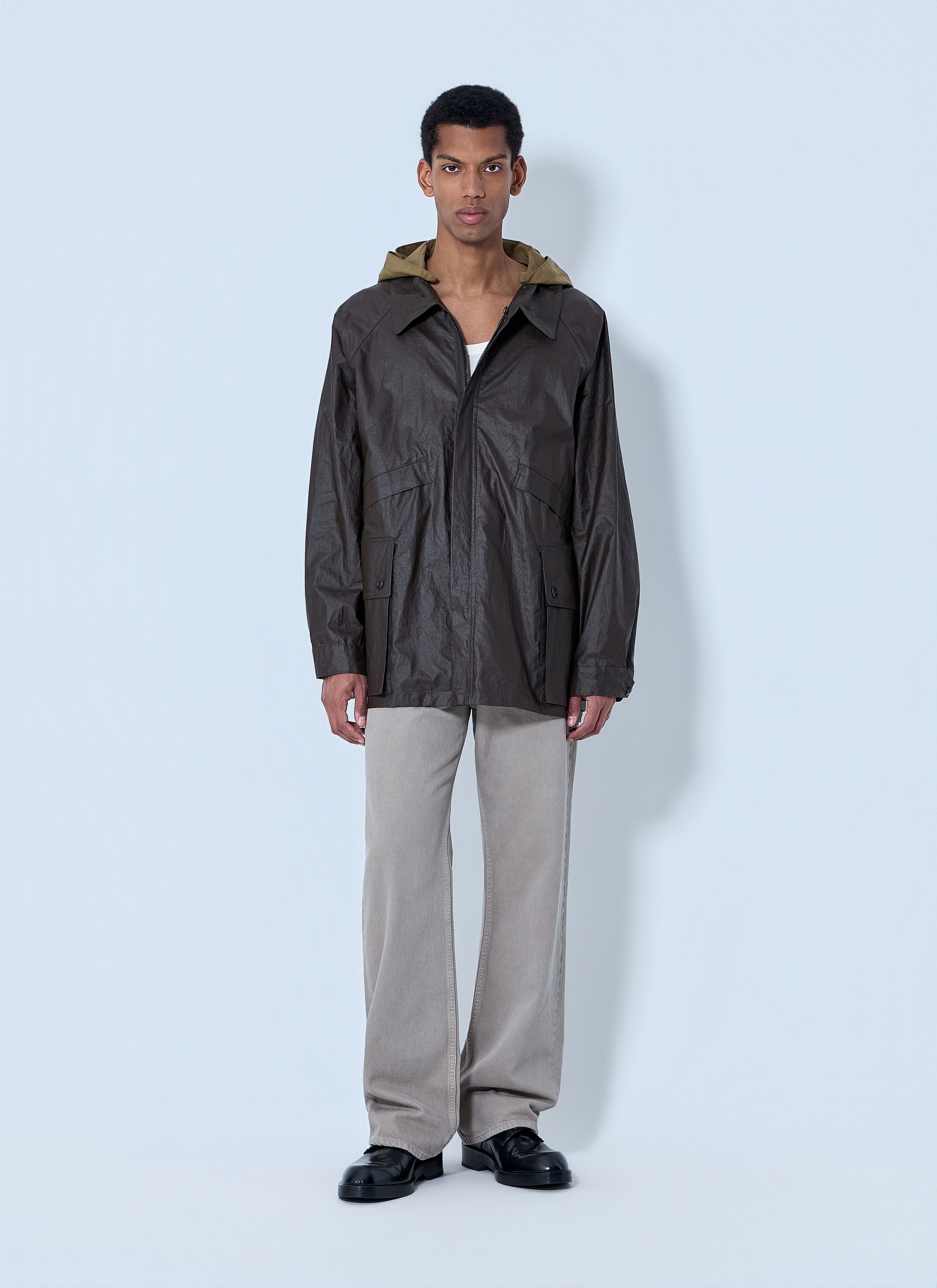 Lemaire Hooded Waxed Jacket Size US L / EU 52-54 / 3 - 2 Thumbnail