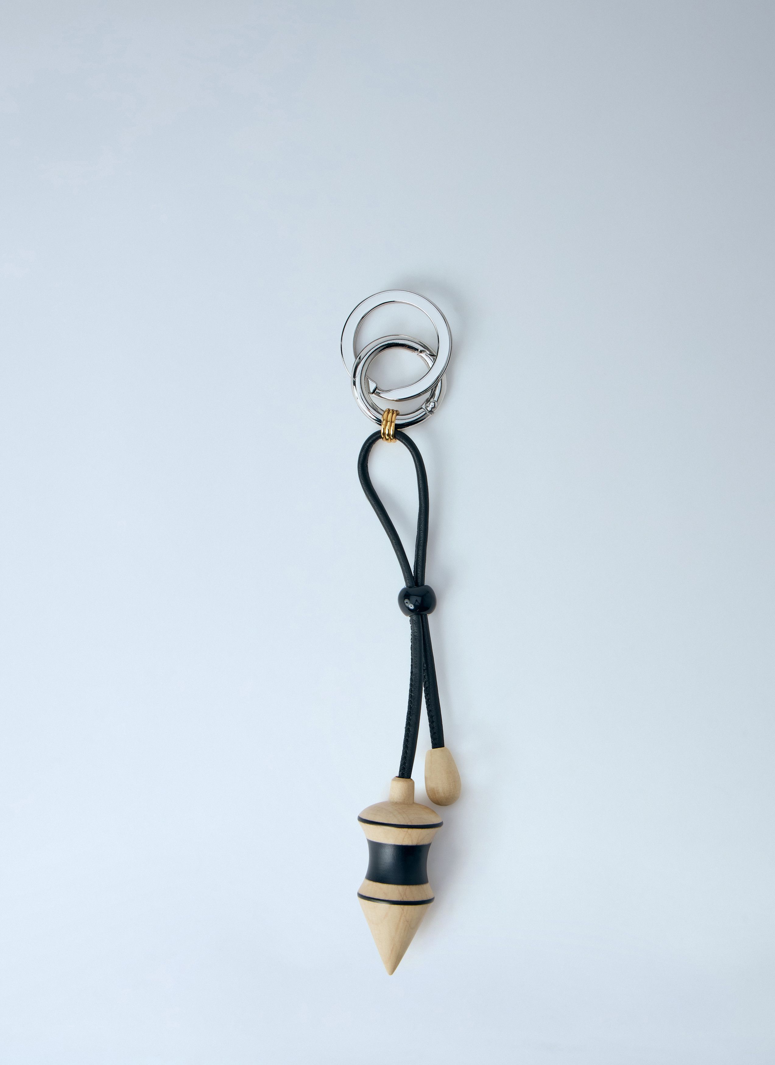 Lemaire Black Stripes Pendulum Bag Charm Size ONE SIZE - 3 Thumbnail