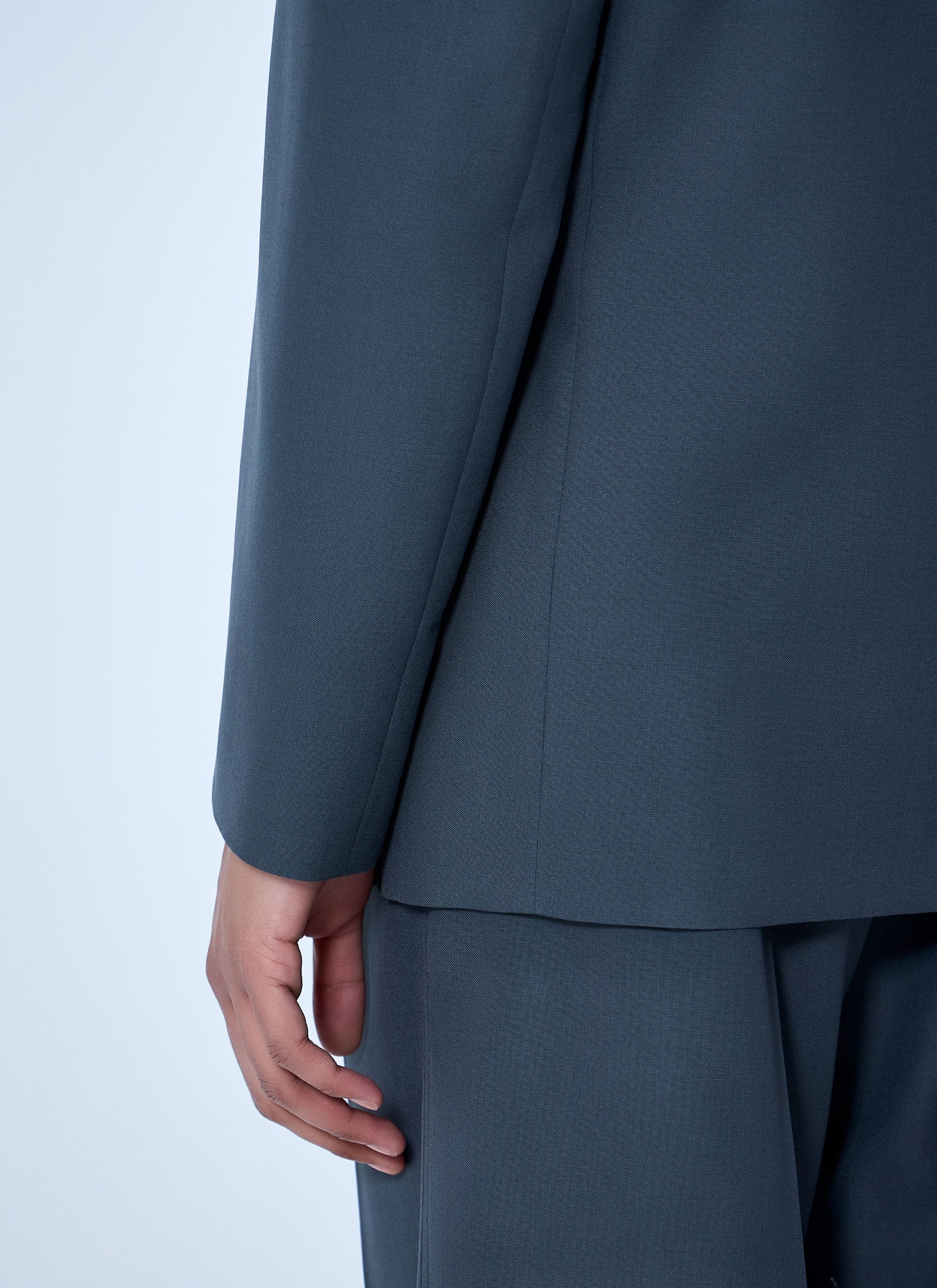 Lemaire Double-Breasted Wool Suit Blazer Size M / US 6-8 / IT 42-44 - 6 Thumbnail