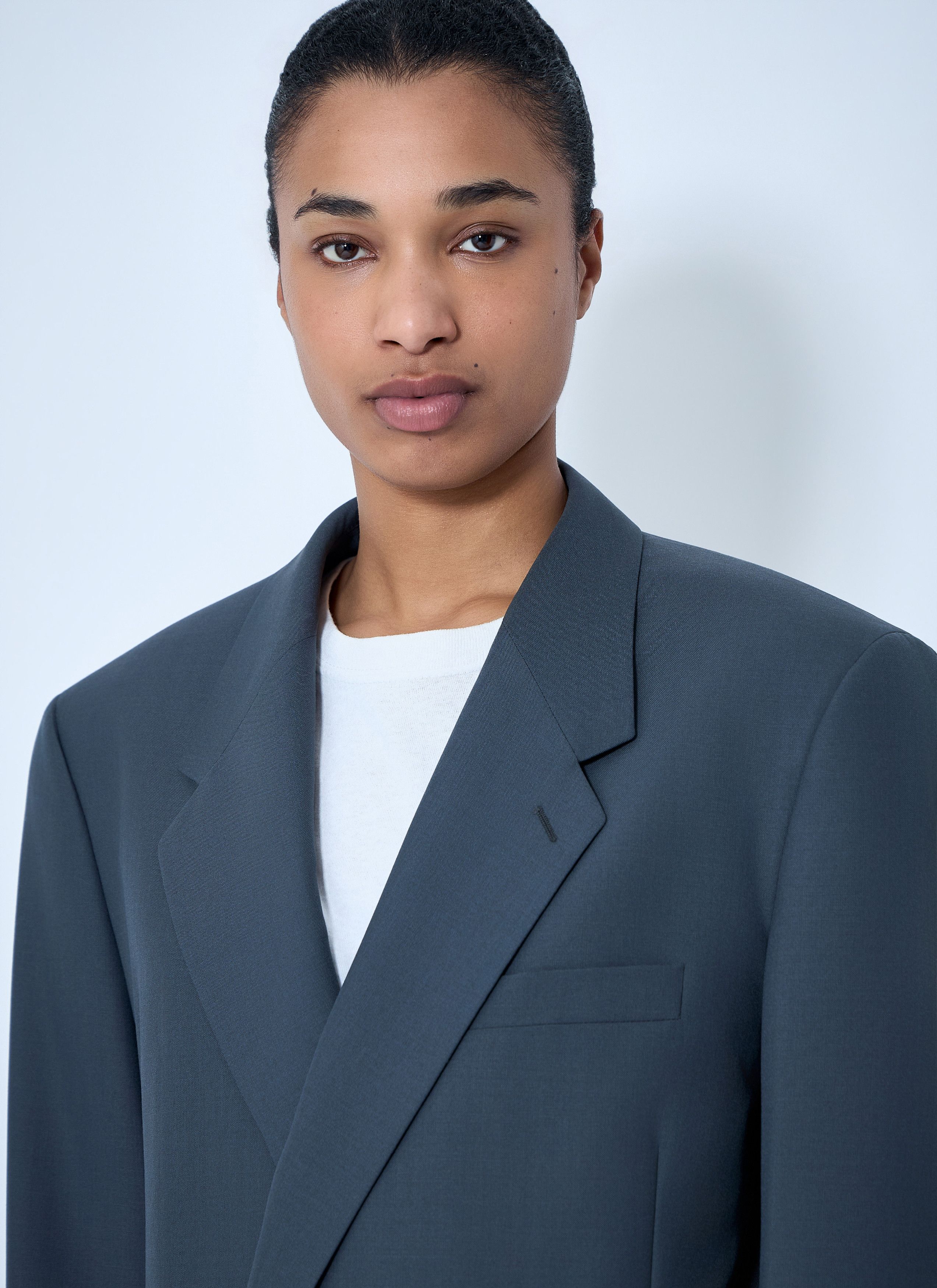 Lemaire Double-Breasted Wool Suit Blazer Size M / US 6-8 / IT 42-44 - 5 Thumbnail