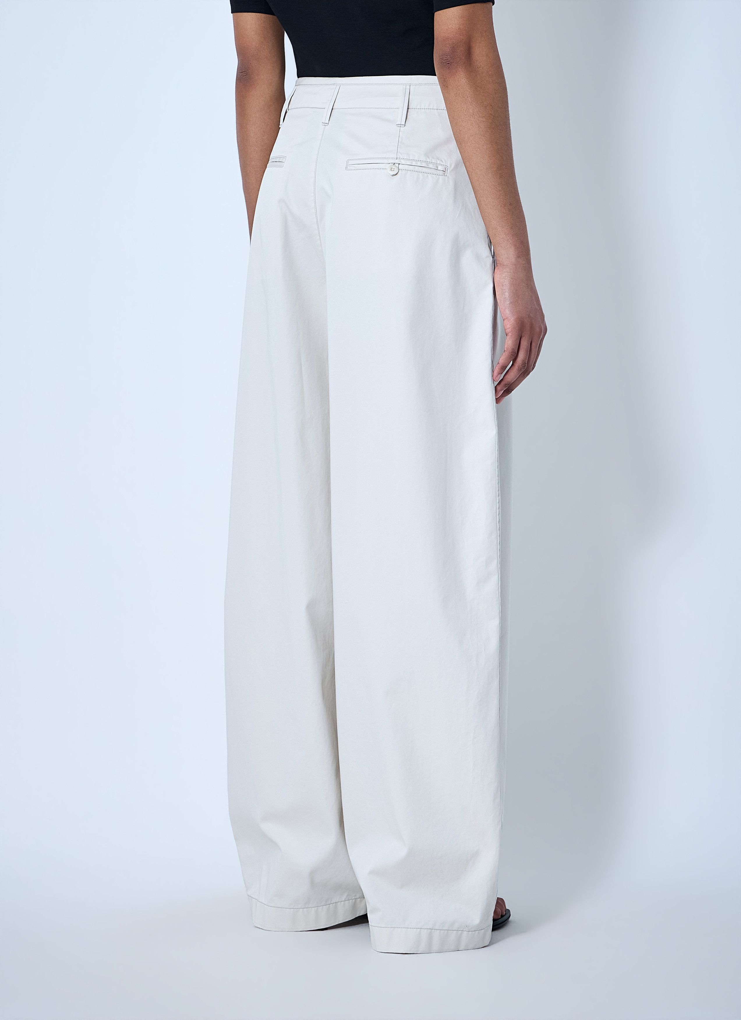 Lemaire Wide-Leg Tailored Trousers Size 28" / US 6 / IT 42 - 4 Thumbnail