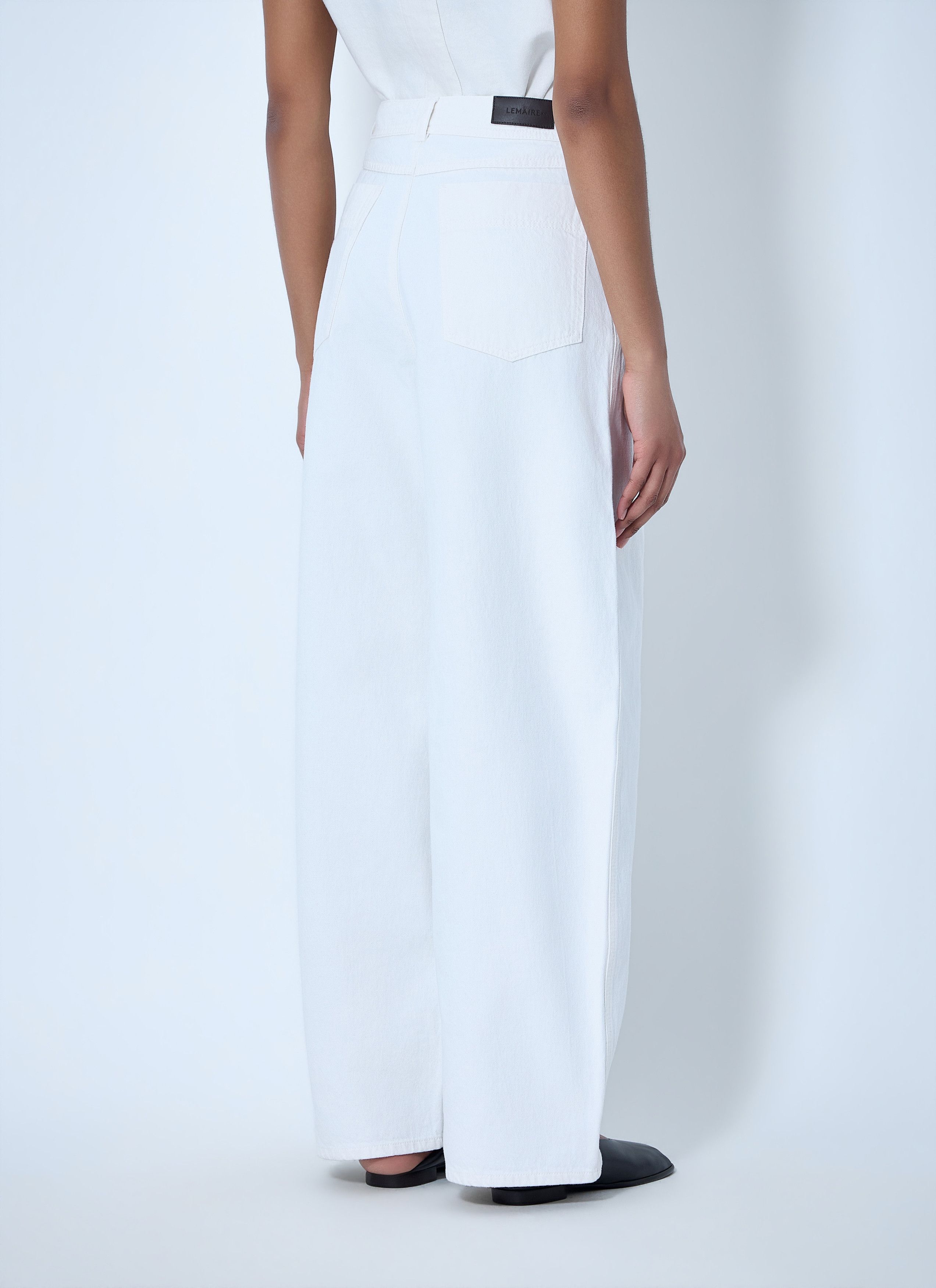 Lemaire Wide-Leg Trousers Size 27" / US 4 / IT 40 - 4 Thumbnail