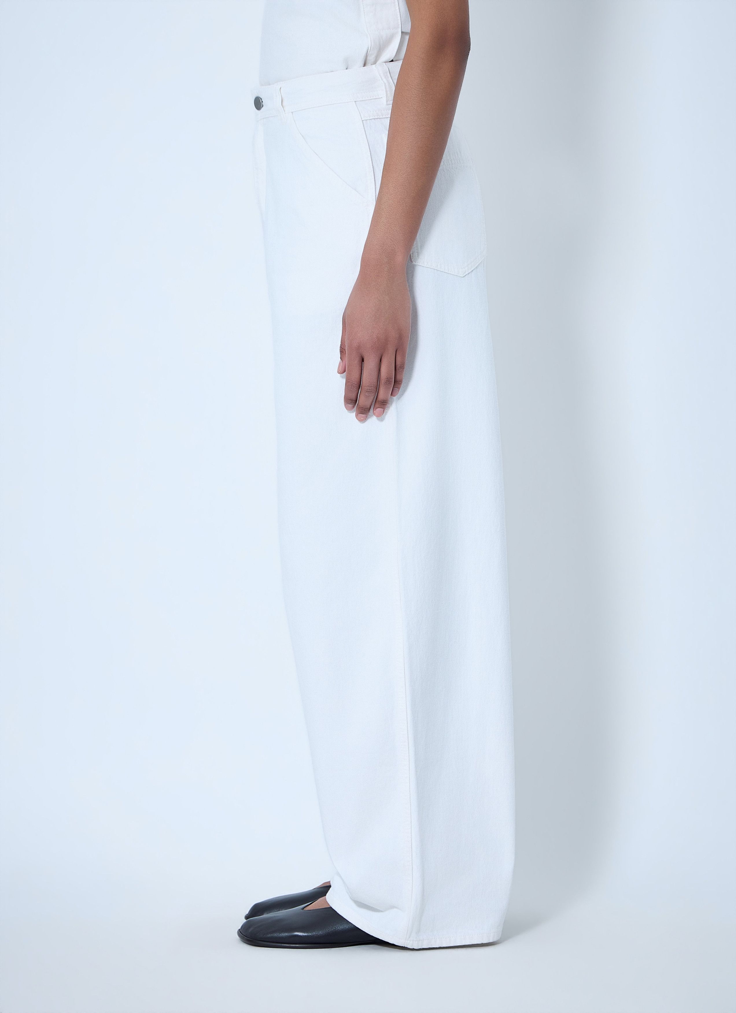 Lemaire Wide-Leg Trousers Size 30" / US 8 / IT 44 - 3 Thumbnail