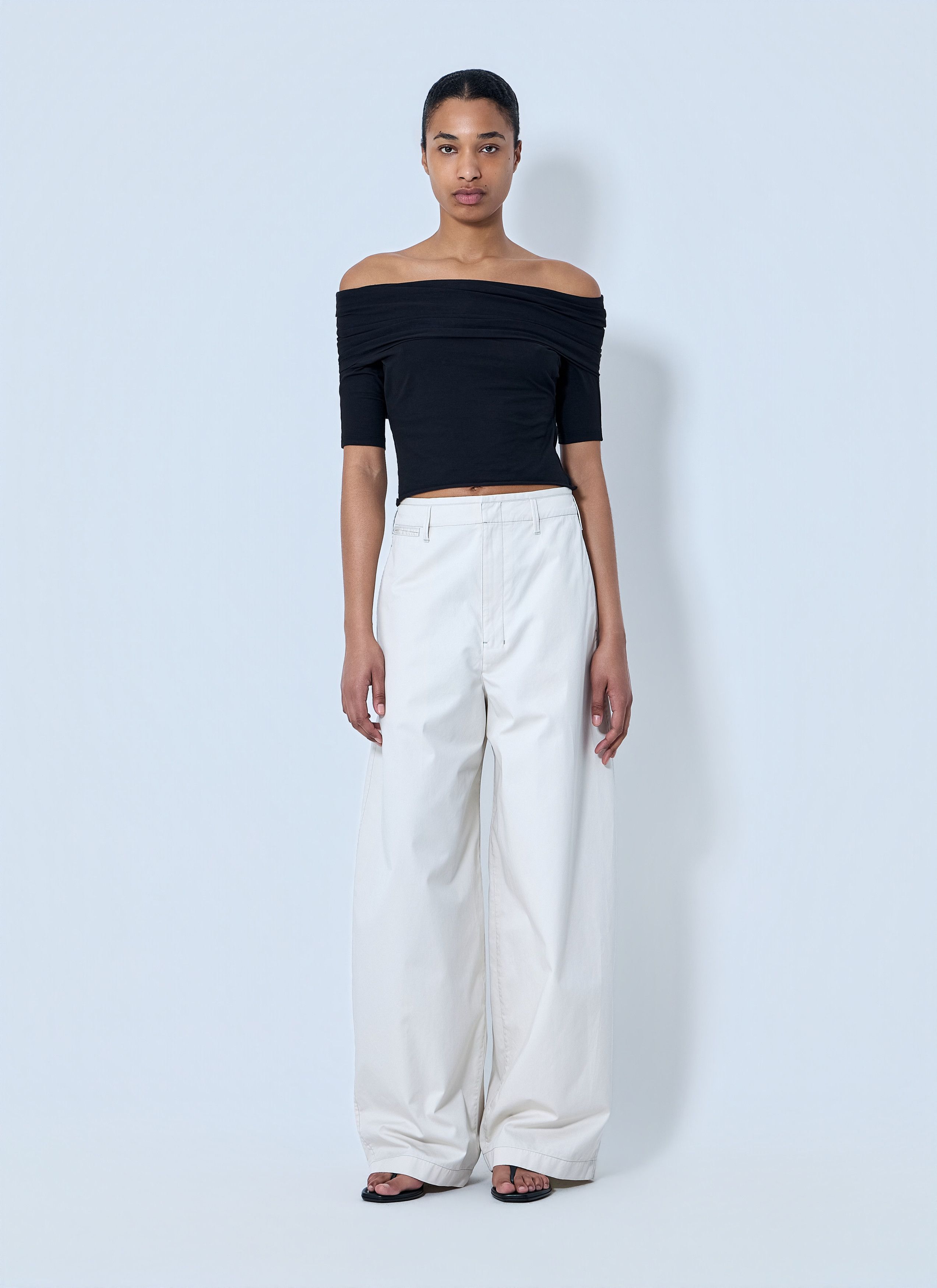 Lemaire Short Sleeve Twisted Top Size XS / US 0-2 / IT 36-38 - 2 Thumbnail