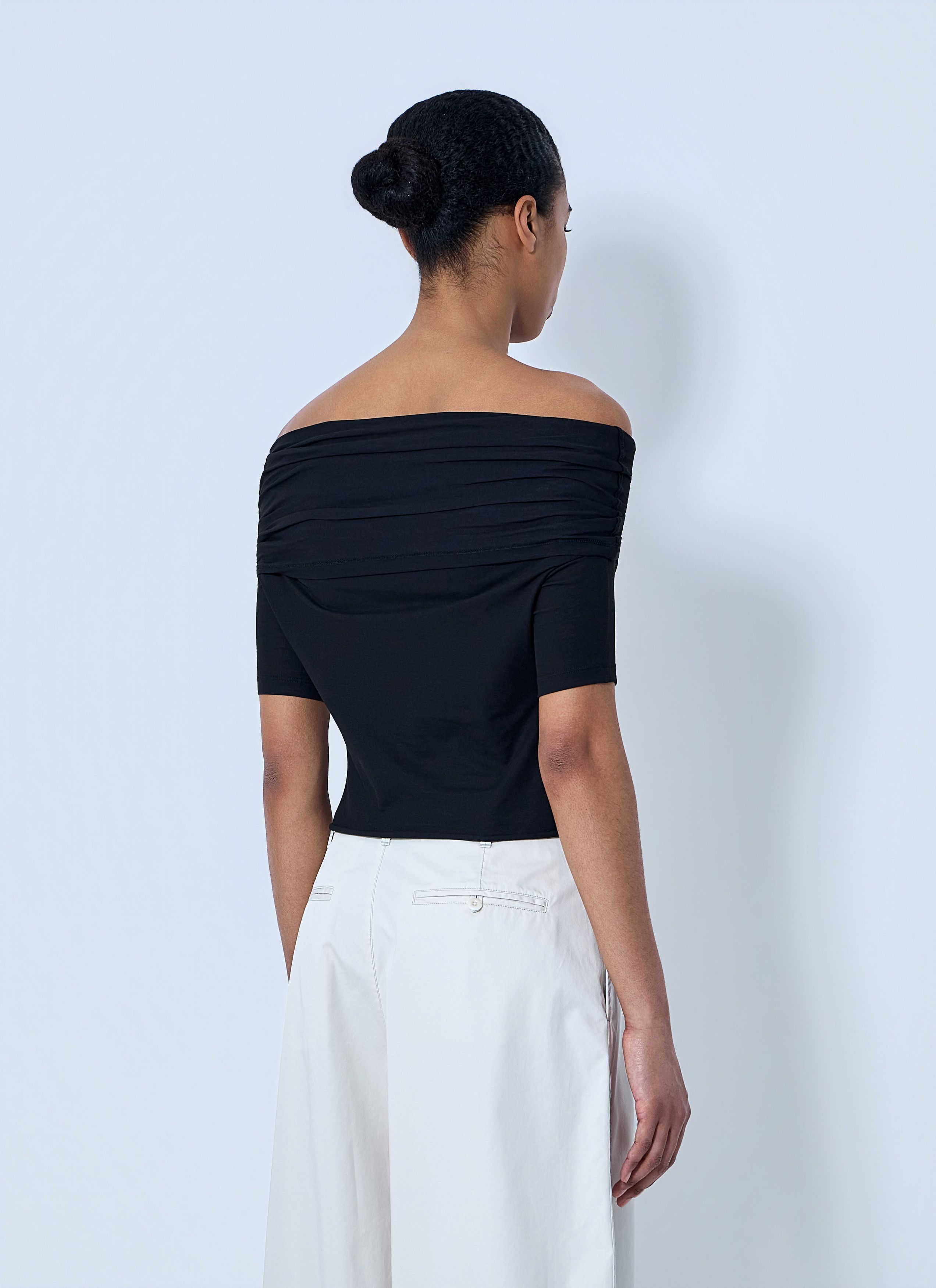 Lemaire Short Sleeve Twisted Top Size XS / US 0-2 / IT 36-38 - 4 Thumbnail