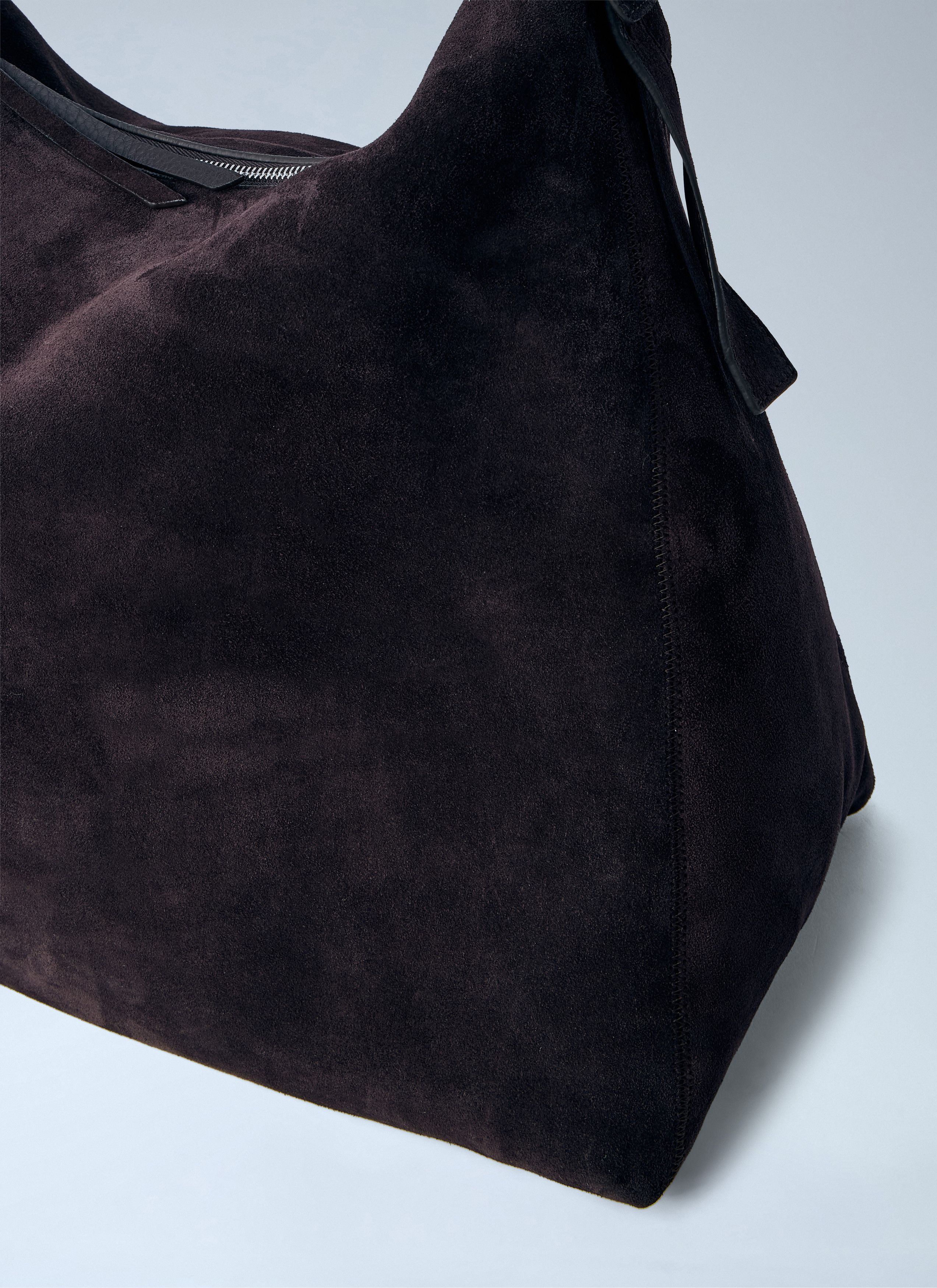 Lemaire Belted Hobo Bag in Suede Size ONE SIZE - 5 Thumbnail