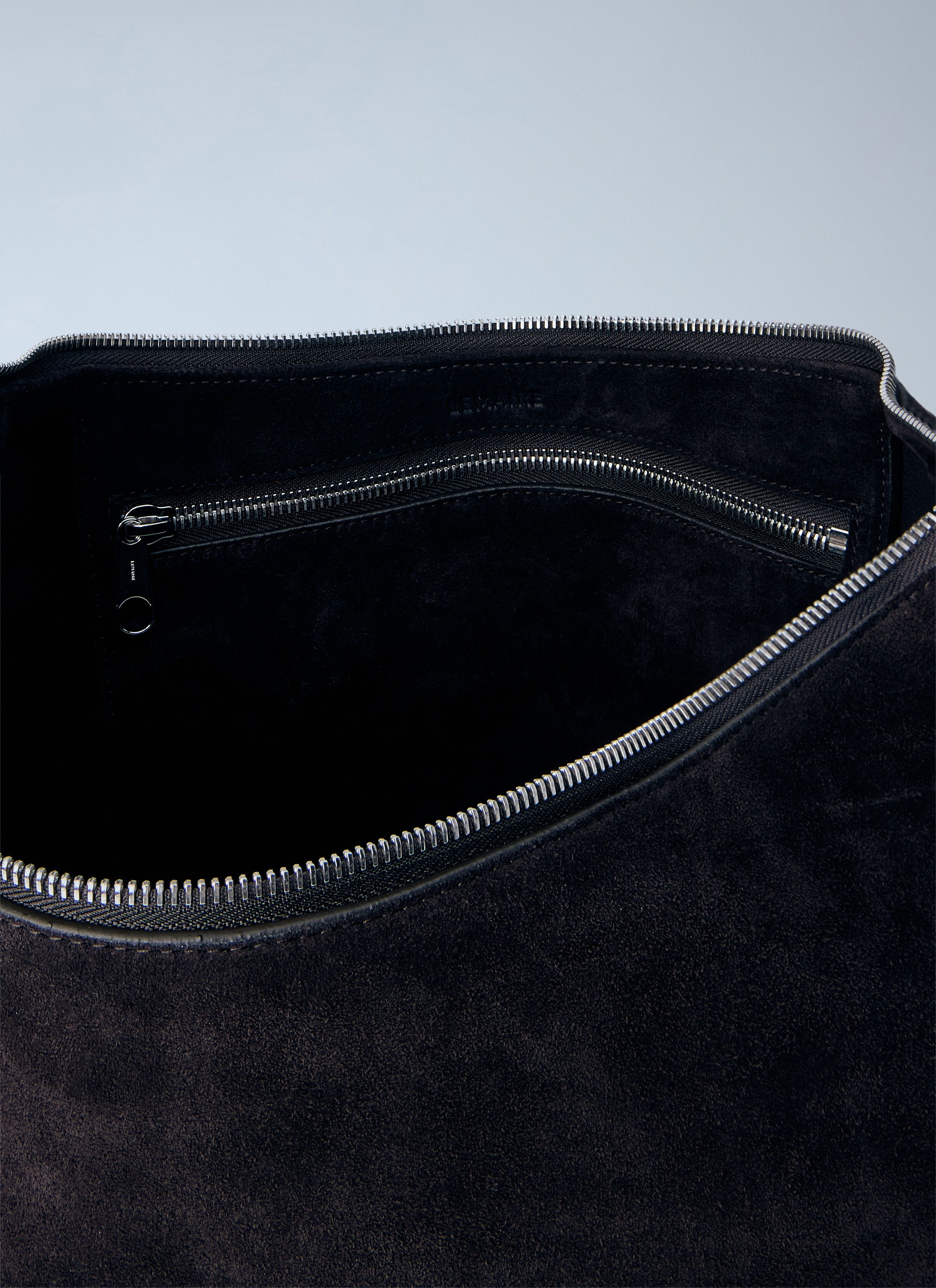 Lemaire Belted Hobo Bag in Suede Size ONE SIZE - 6 Thumbnail
