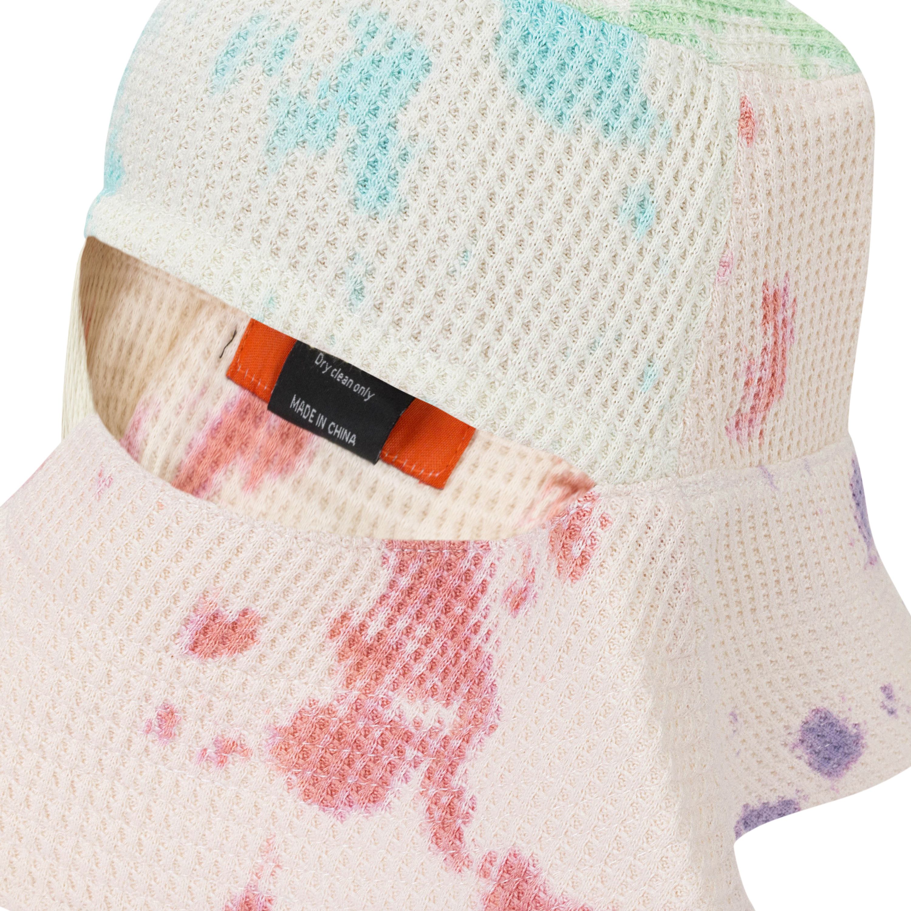 Who Decides War Ivory/Multi ROYGBIV Peek Through Bucket Hat Size OS Size ONE SIZE - 3 Thumbnail