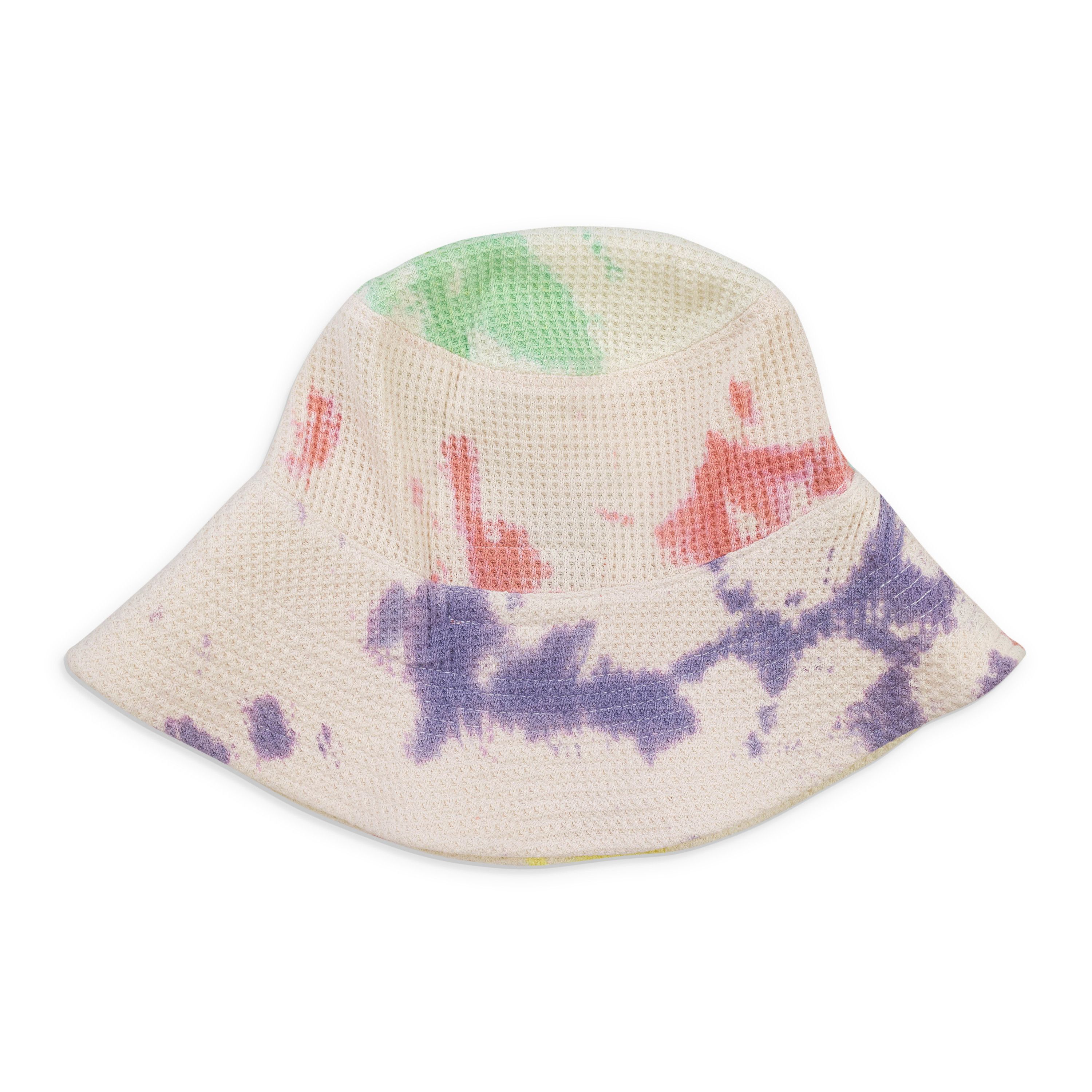 Who Decides War Ivory/Multi ROYGBIV Peek Through Bucket Hat Size OS Size ONE SIZE - 2 Thumbnail