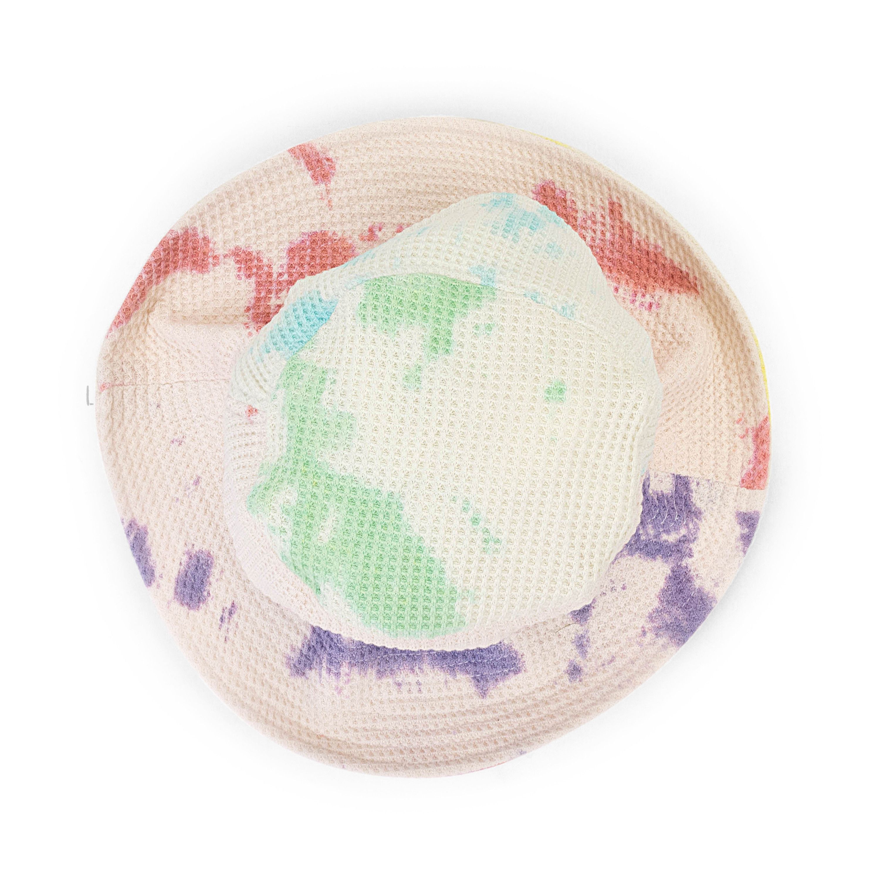 Who Decides War Ivory/Multi ROYGBIV Peek Through Bucket Hat Size OS Size ONE SIZE - 4 Thumbnail