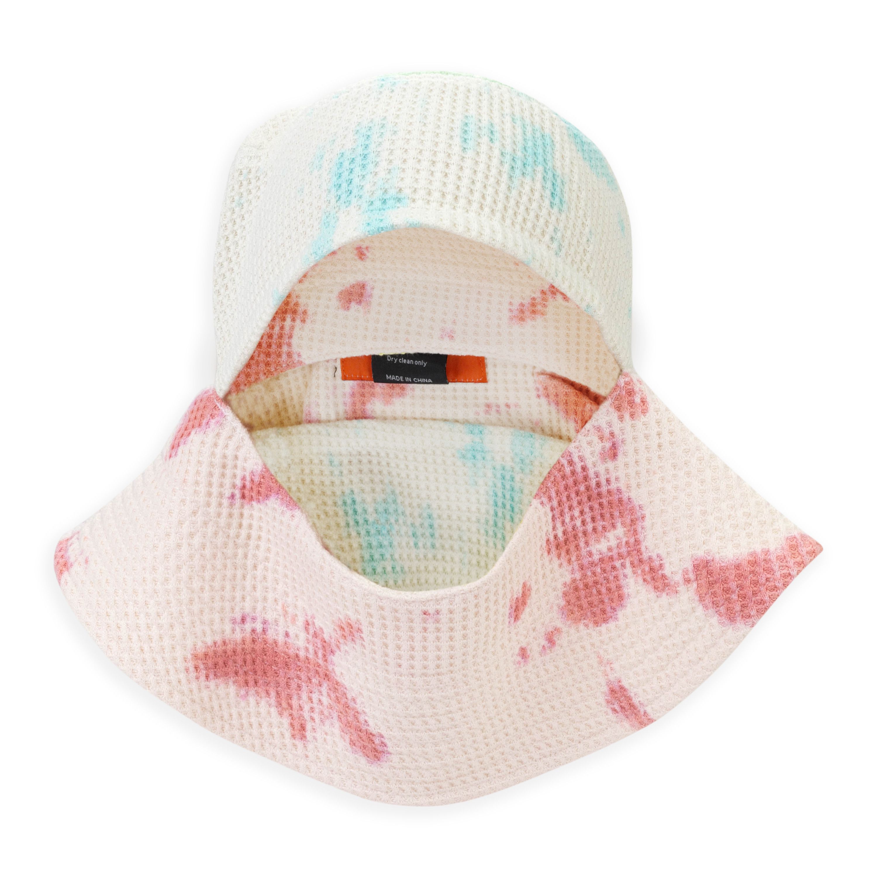 Who Decides War Ivory/Multi ROYGBIV Peek Through Bucket Hat Size OS Size ONE SIZE - 5 Thumbnail