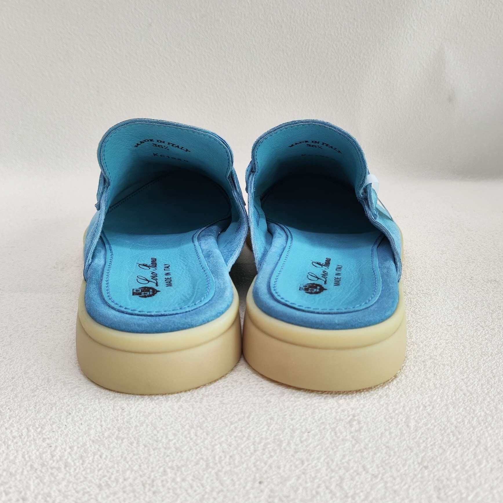 Loro Piana Loro Piana Suede Summer Walk Slip Ons Size 36.5 Size US 6.5 / IT 36.5 - 6 Thumbnail