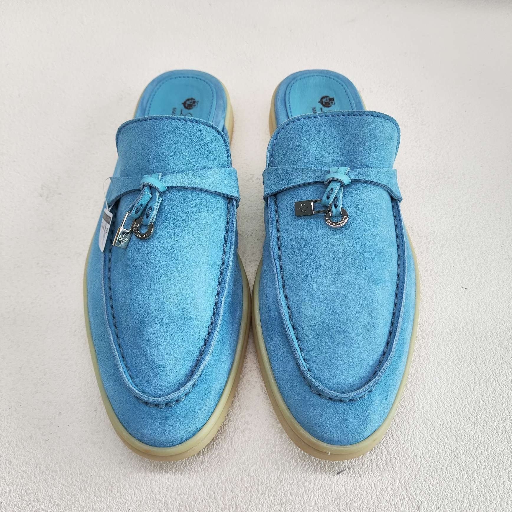 Loro Piana Loro Piana Suede Summer Walk Slip Ons Size 36.5 Size US 6.5 / IT 36.5 - 3 Thumbnail
