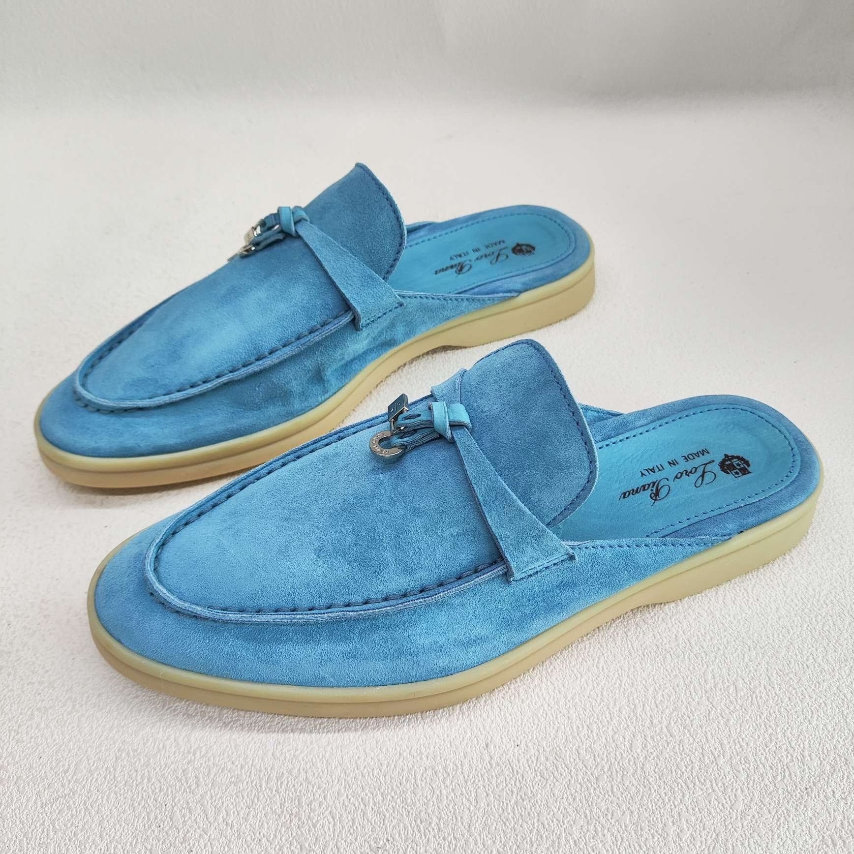 Loro Piana Loro Piana Suede Summer Walk Slip Ons Size 36.5 Size US 6.5 / IT 36.5 - 2 Thumbnail