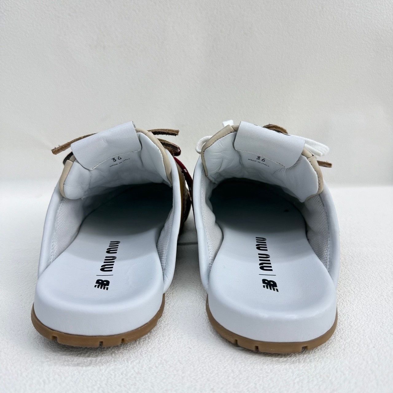 Miu Miu × New Balance Miu Miu x New Balance Leather Mules Size 36 Size US 6 / IT 36 - 6 Thumbnail