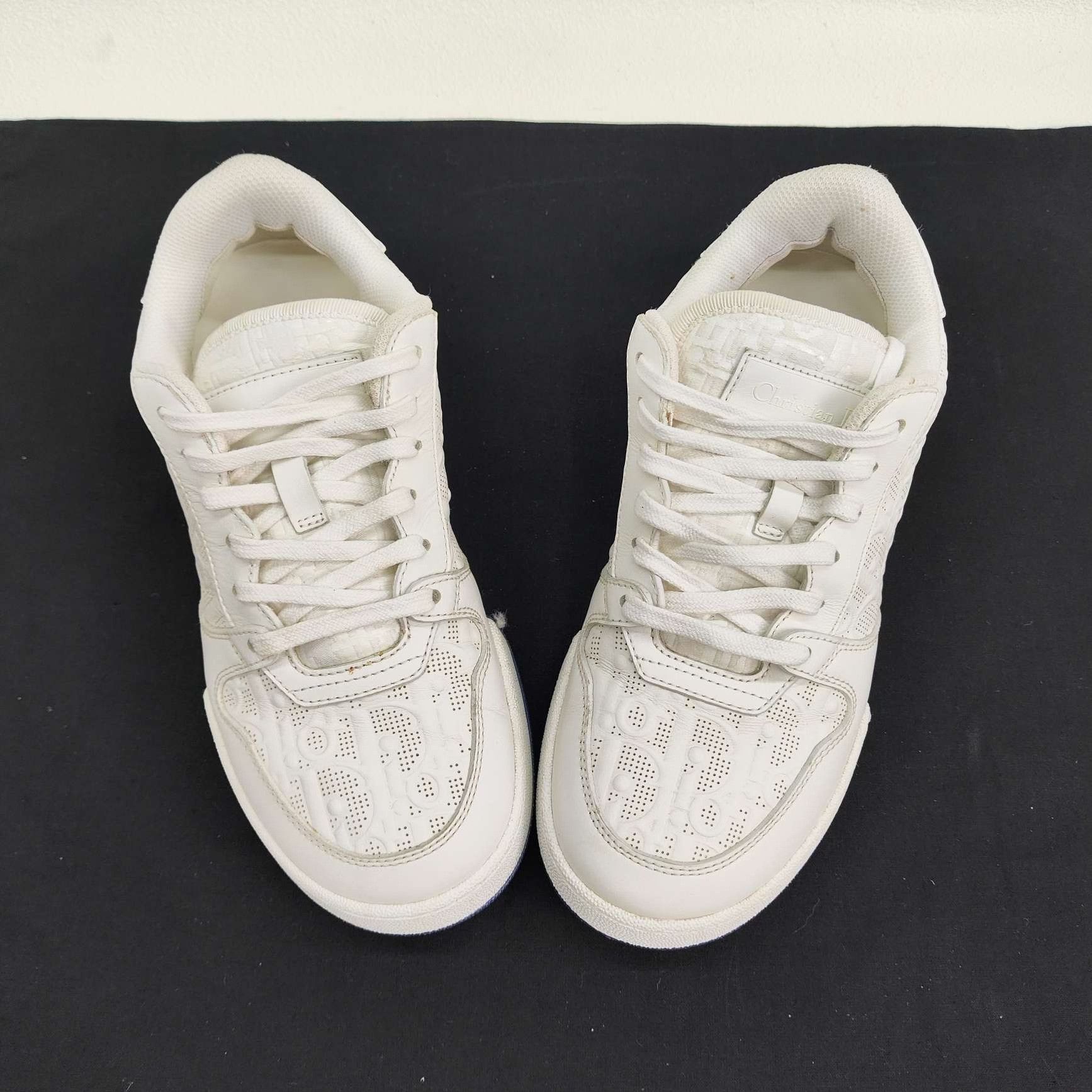 Dior Dior One Oblique Perforated Low-Top Sneakers 35.5 Size US 5.5 / IT 35.5 - 10 Thumbnail