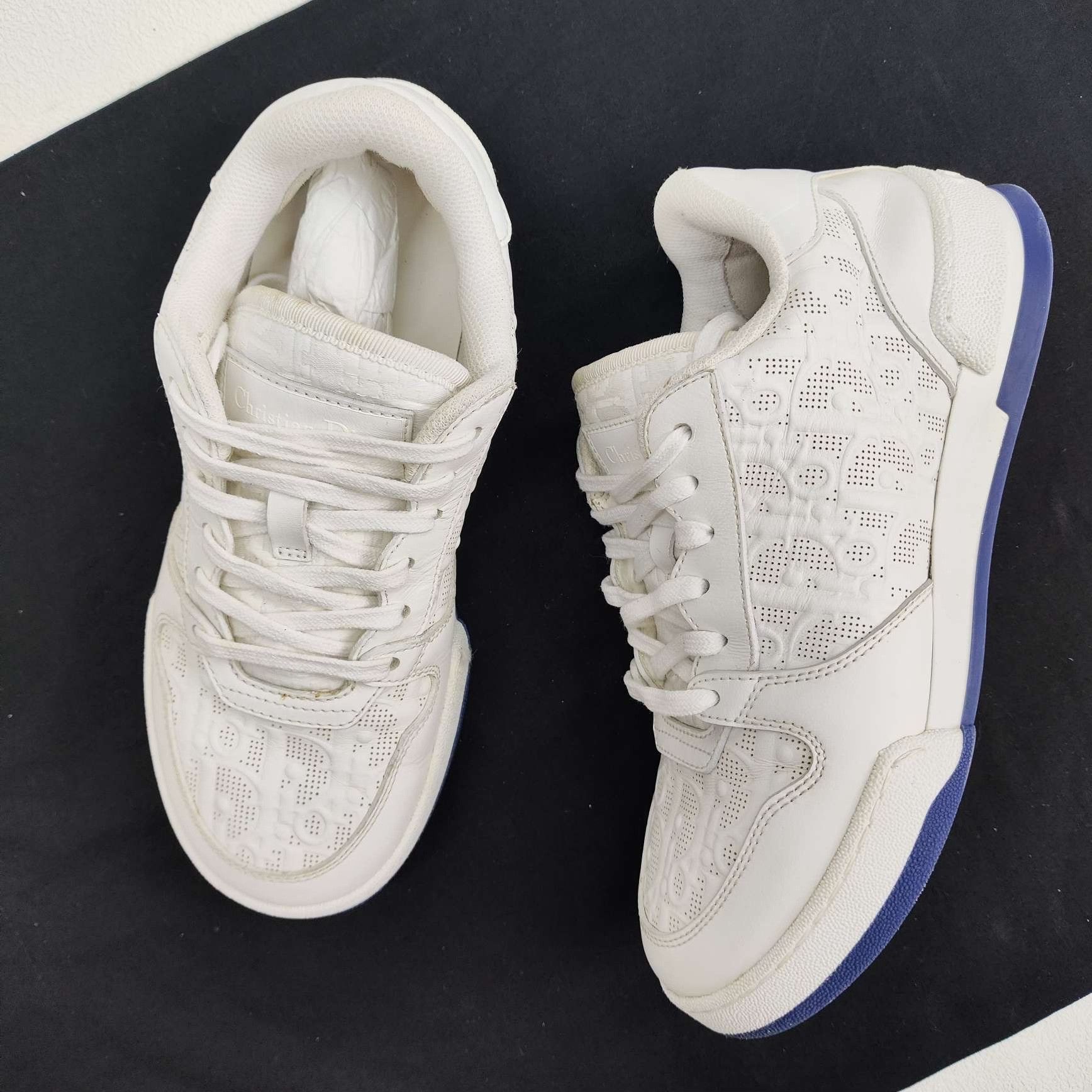 Dior Dior One Oblique Perforated Low-Top Sneakers 35.5 Size US 5.5 / IT 35.5 - 9 Thumbnail