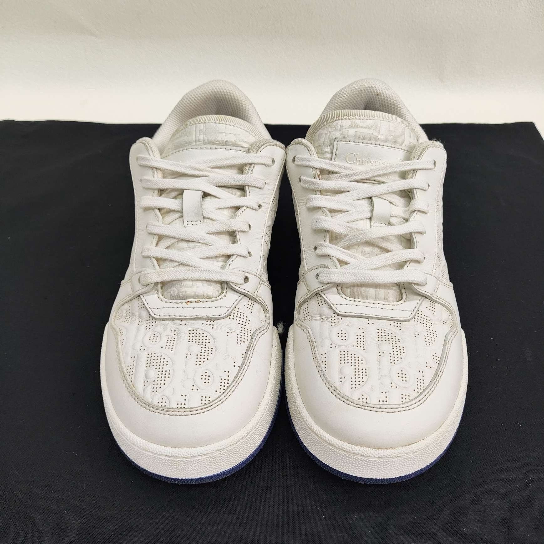 Dior Dior One Oblique Perforated Low-Top Sneakers 35.5 Size US 5.5 / IT 35.5 - 3 Thumbnail