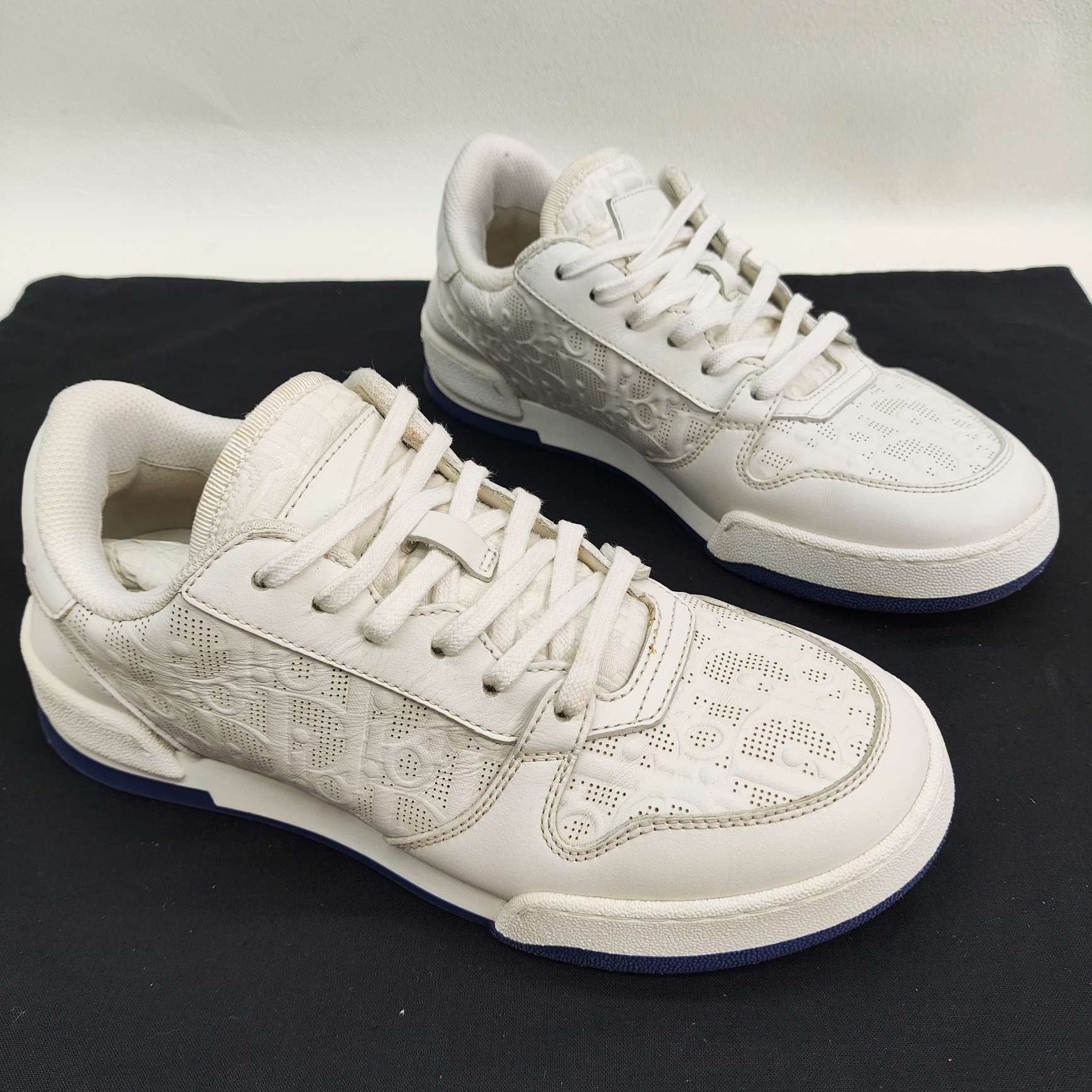 Dior Dior One Oblique Perforated Low-Top Sneakers 35.5 Size US 5.5 / IT 35.5 - 4 Thumbnail