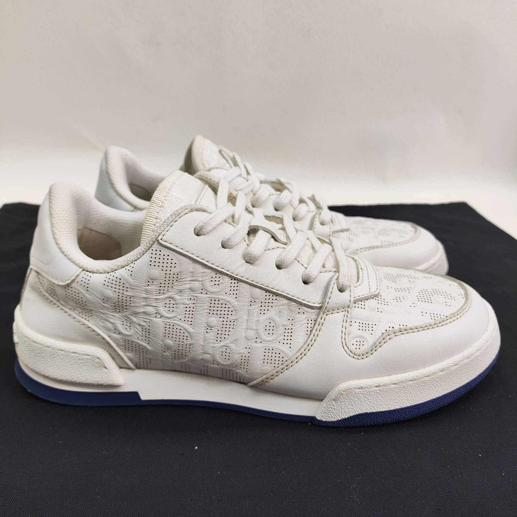 Dior Dior One Oblique Perforated Low-Top Sneakers 35.5 Size US 5.5 / IT 35.5 - 5 Thumbnail
