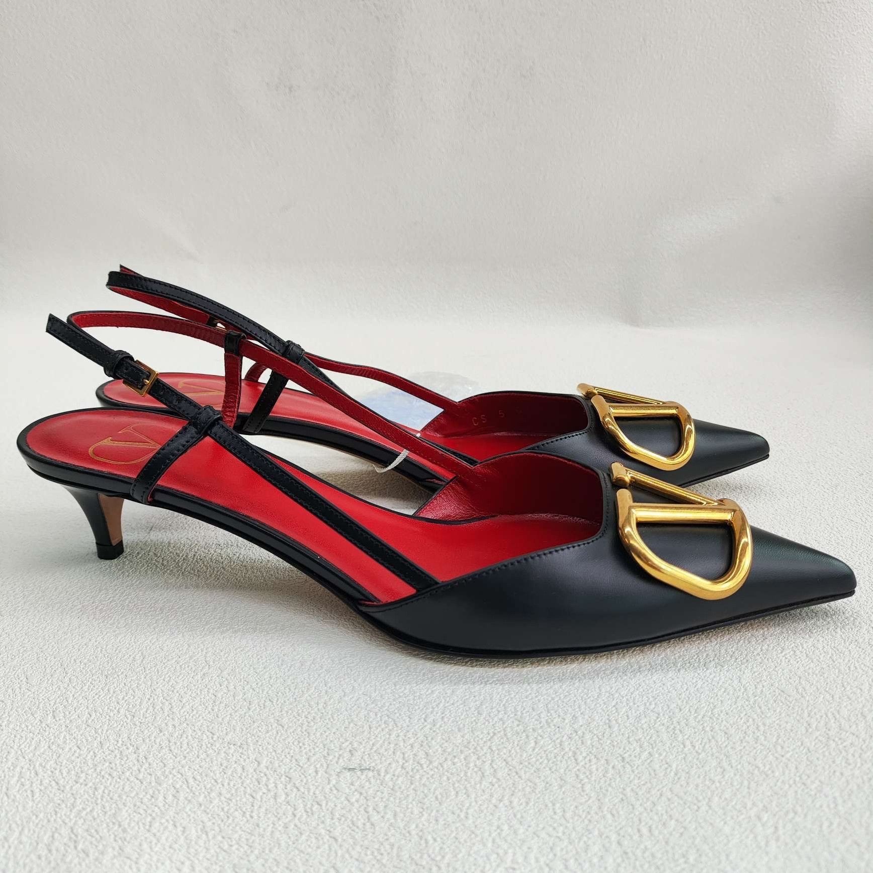 Valentino Valentino VLogo Signature Slingback Heels Size 38 Size US 8 / IT 38 - 5 Thumbnail