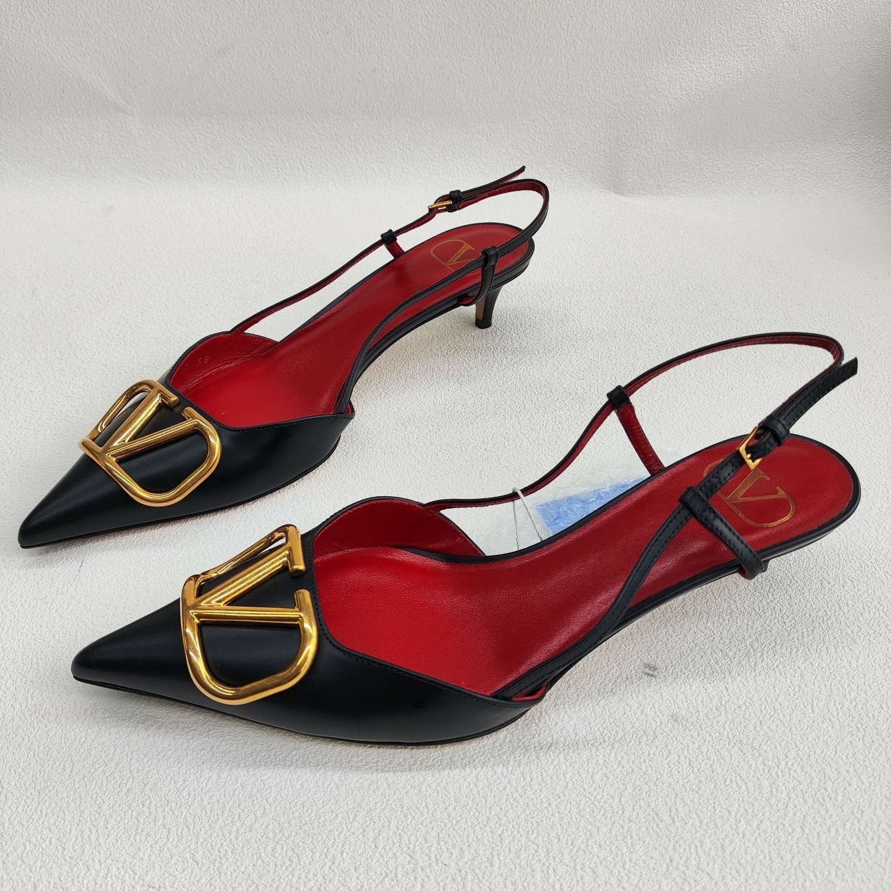 Valentino Valentino VLogo Signature Slingback Heels Size 38 Size US 8 / IT 38 - 2 Thumbnail