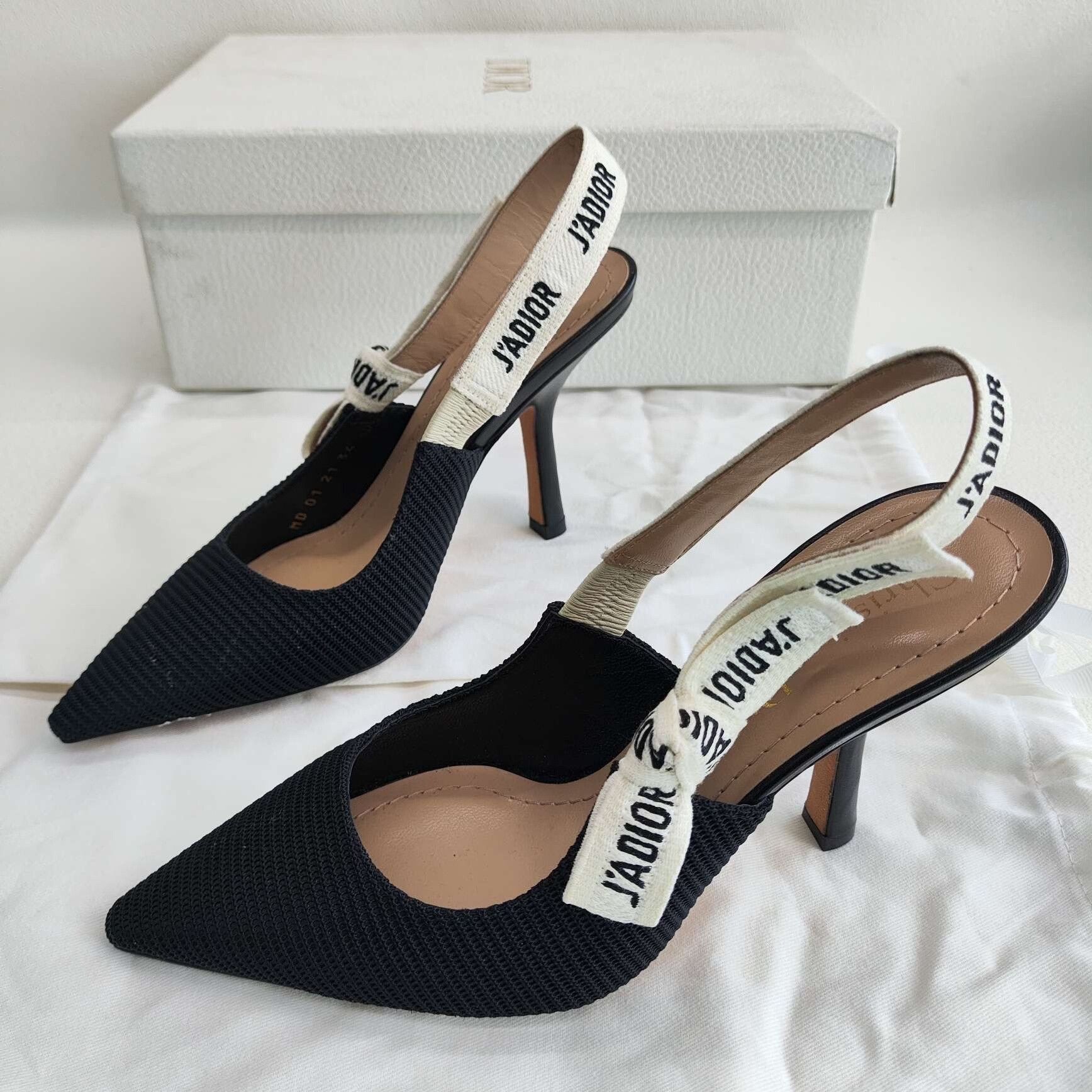 Dior Dior J'Adior Mesh Slingback Pumps Size 34 Size US 4 / IT 34 - 2 Thumbnail