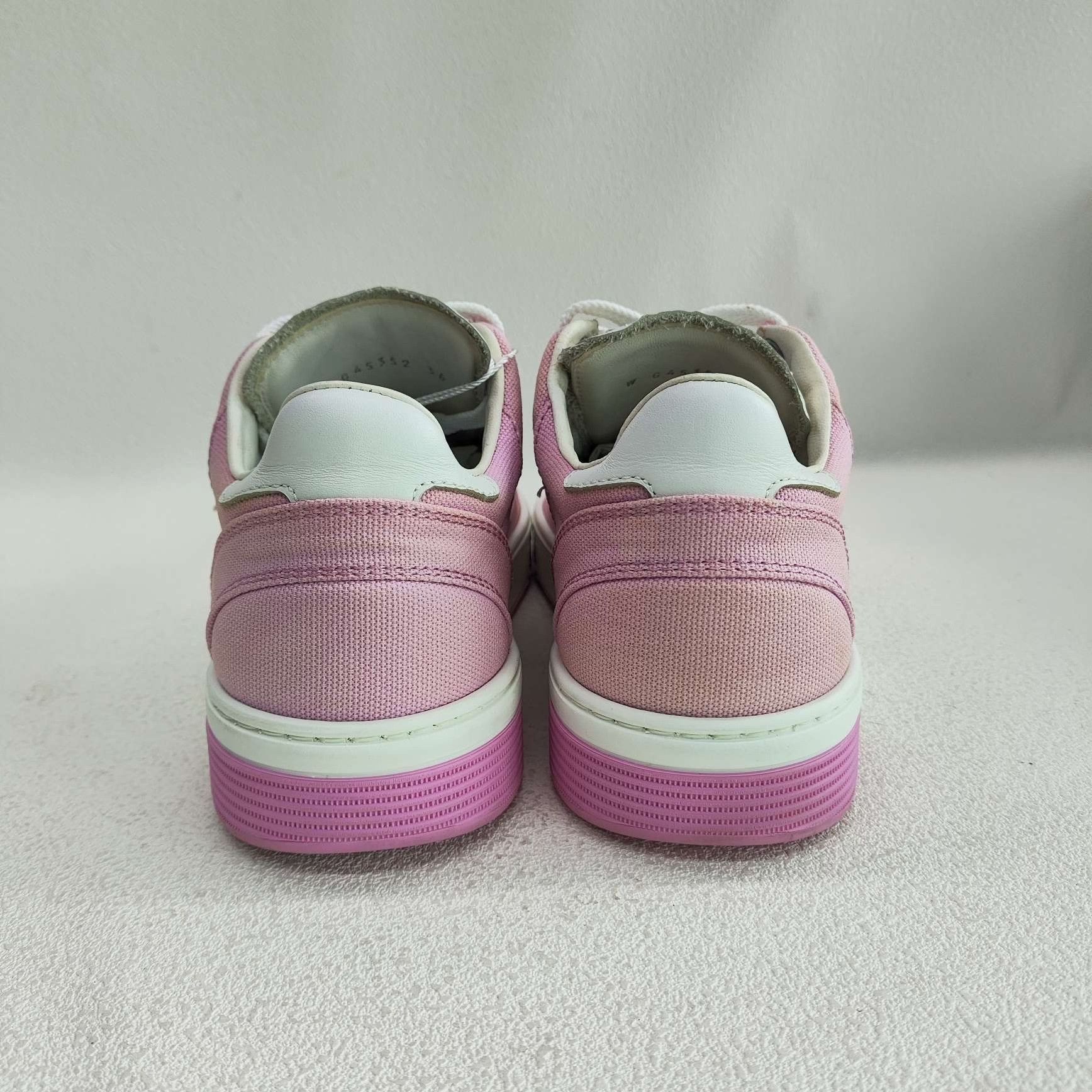 Chanel Chanel Pink Canvas Low-Top Sneakers Size 36 Size US 6 / IT 36 - 6 Thumbnail