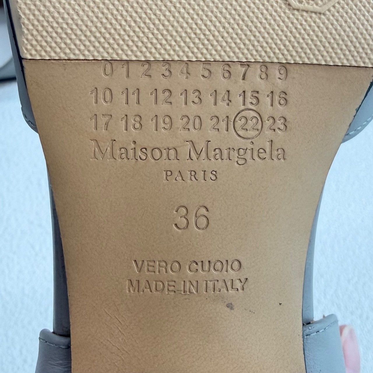 Maison Margiela Maison Margiela Tabi Grey Strap Heels Size 36 Size US 6 / IT 36 - 7 Thumbnail