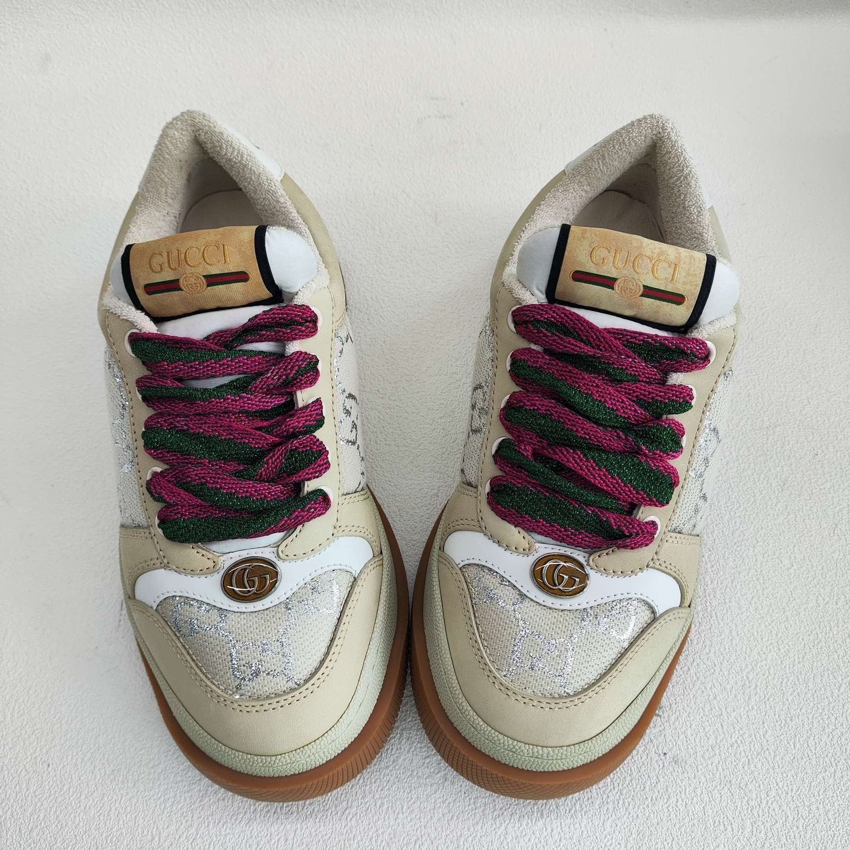 Gucci Gucci Screener GG Canvas Sneakers Size 34.5 Size US 4.5 / IT 34.5 - 9 Thumbnail