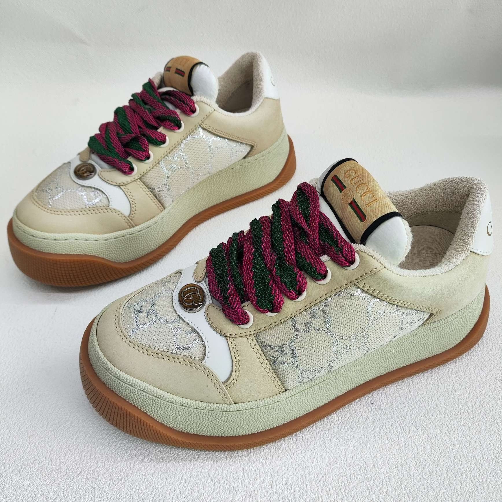 Gucci Gucci Screener GG Canvas Sneakers Size 34.5 Size US 4.5 / IT 34.5 - 2 Thumbnail