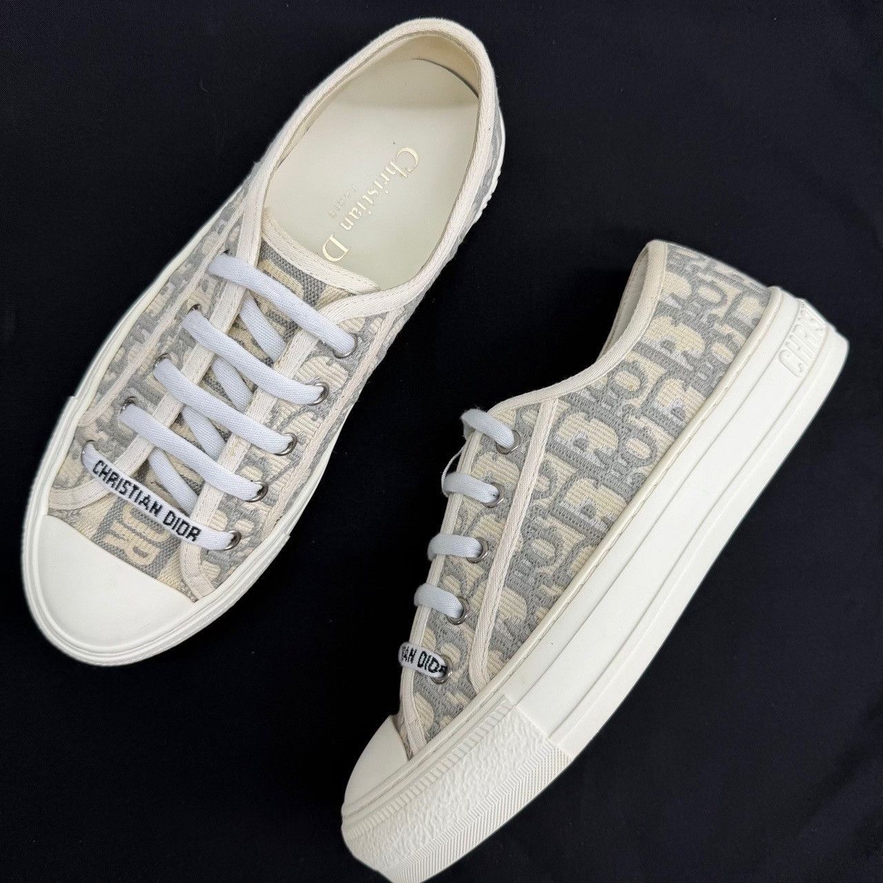 Dior Dior Oblique Walk'n'Dior Sneakers Size 37 Size US 6 / IT 36 - 2 Thumbnail