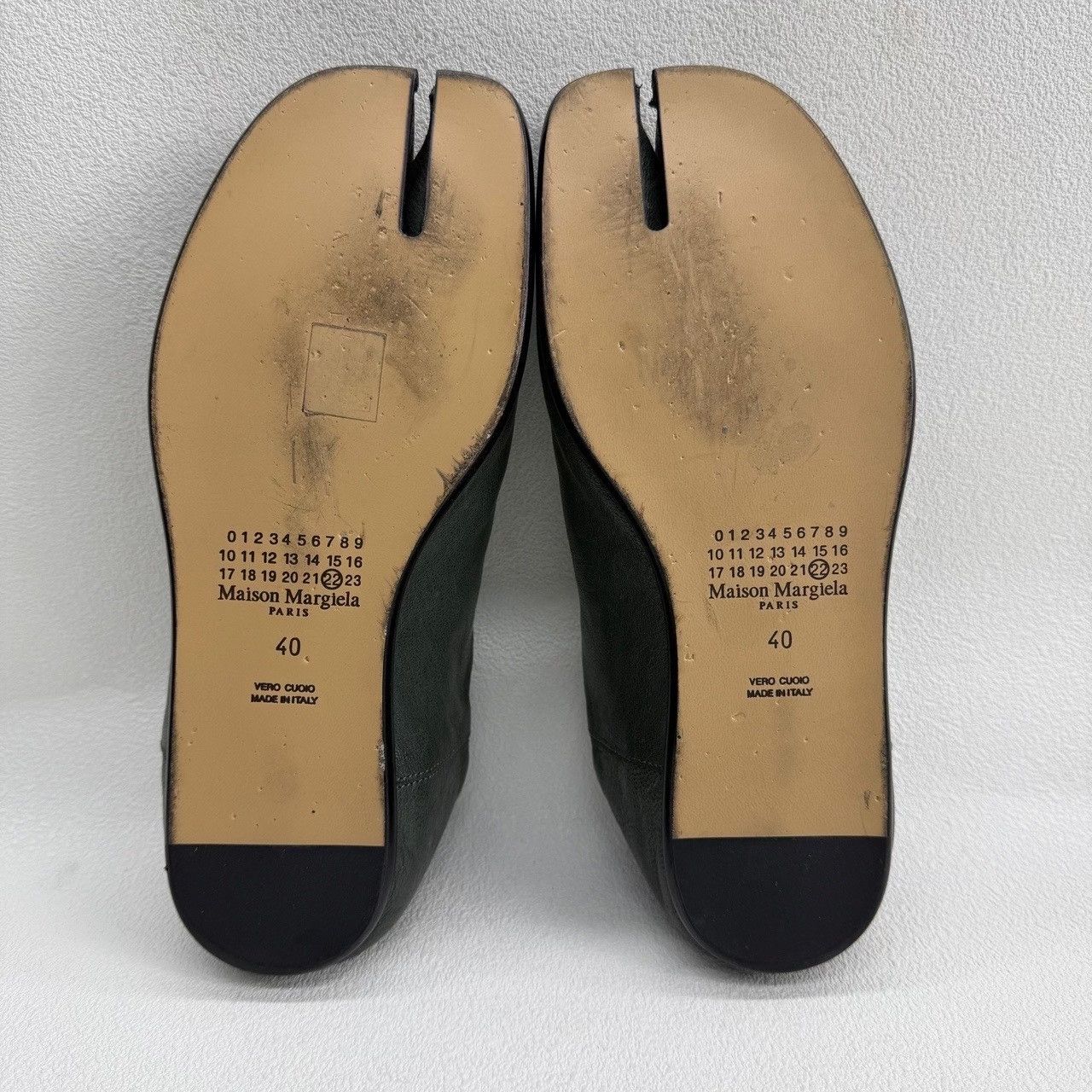Maison Margiela Maison Margiela Tabi Leather Slip Ons Size 7 Size US 7 / EU 40 - 8 Thumbnail