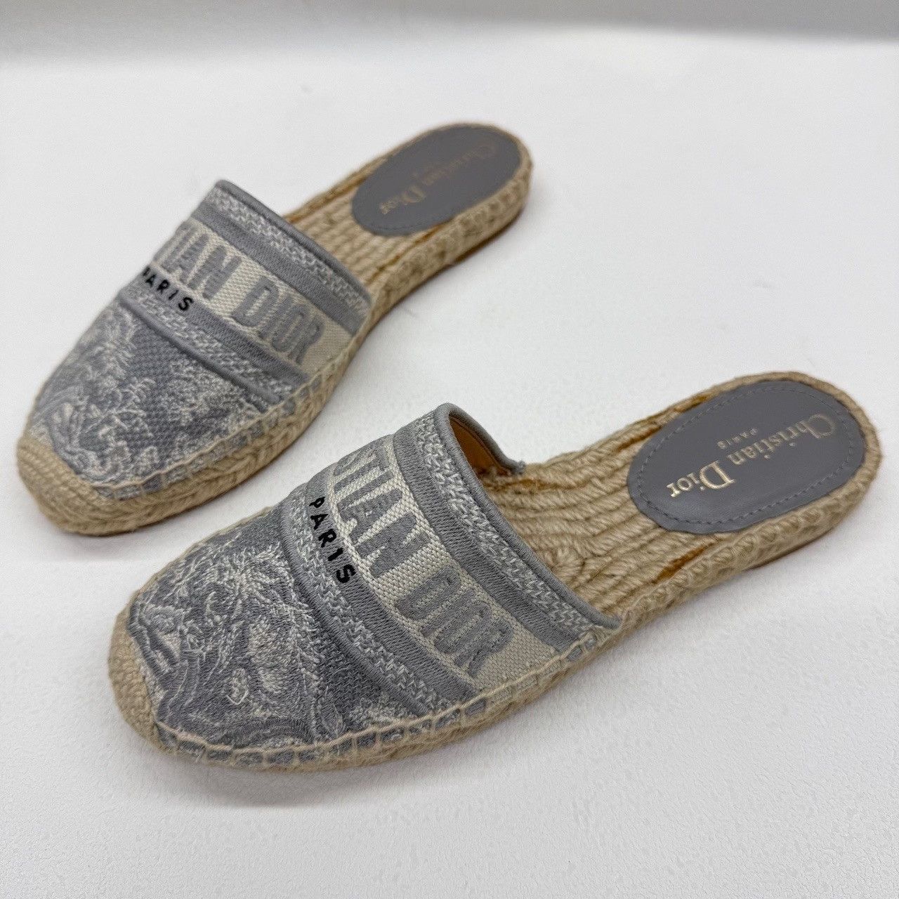 Dior Dior Granville Embroidered Mules Size 36 Size US 6 / IT 36 - 2 Thumbnail