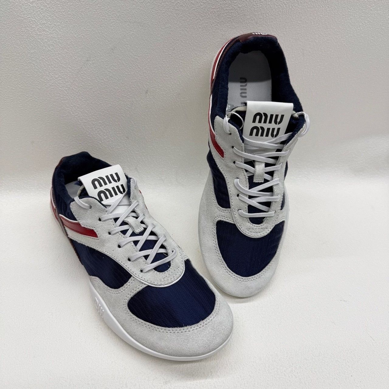 Miu Miu Miu Miu Logo Low-Top Sneakers Size 41 Size US 11 / IT 41 - 9 Thumbnail