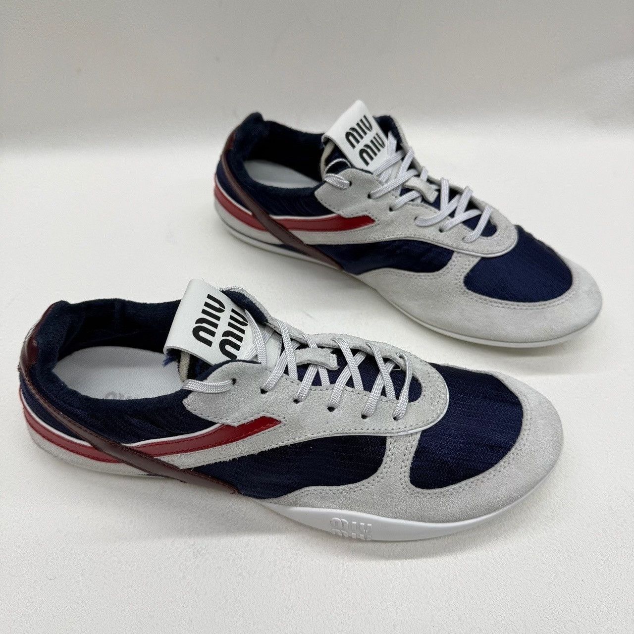 Miu Miu Miu Miu Logo Low-Top Sneakers Size 41 Size US 11 / IT 41 - 4 Thumbnail