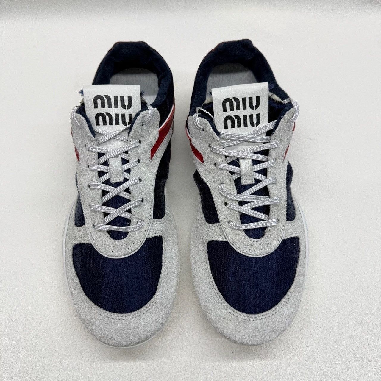 Miu Miu Miu Miu Logo Low-Top Sneakers Size 41 Size US 11 / IT 41 - 3 Thumbnail