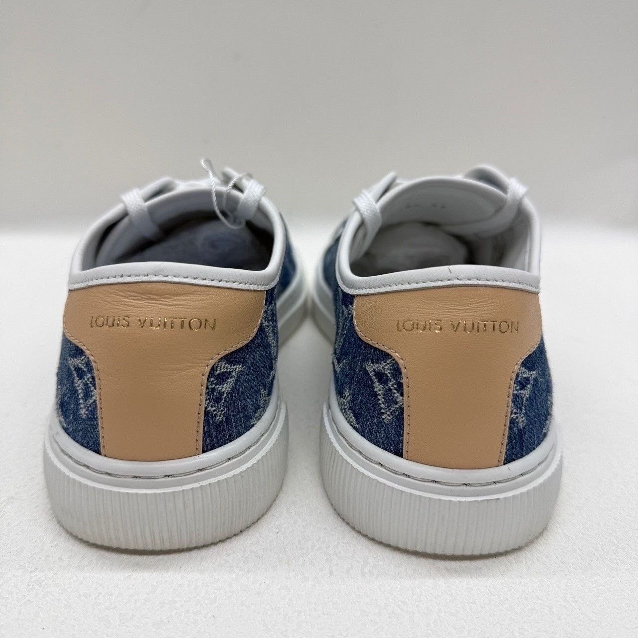 Louis Vuitton Louis Vuitton Denim Monogram Sneakers Size 37 Size US 7 / IT 37 - 6 Thumbnail