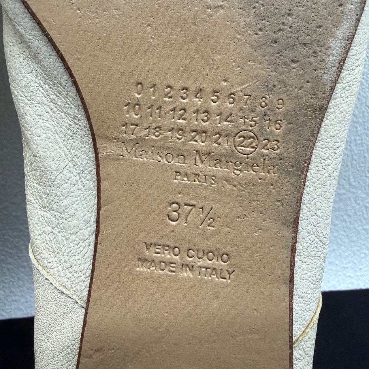 Maison Margiela Maison Margiela Tabi Leather Ballet Flats Size 37.5 Size US 7.5 / IT 37.5 - 9 Thumbnail