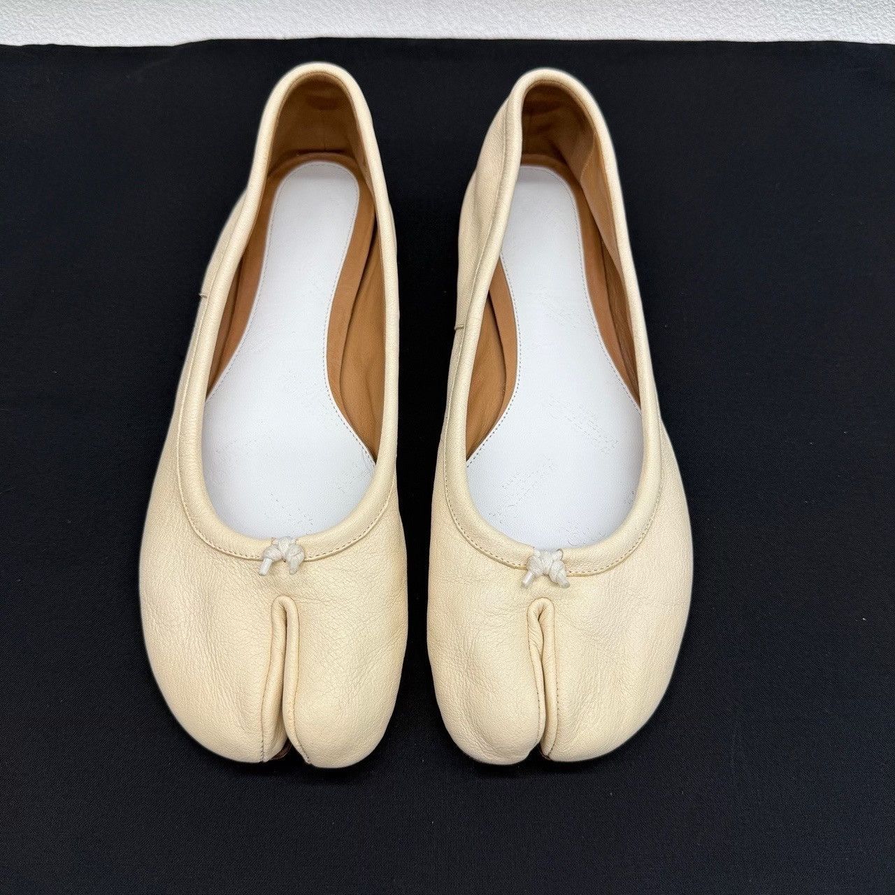 Maison Margiela Maison Margiela Tabi Leather Ballet Flats Size 37.5 Size US 7.5 / IT 37.5 - 3 Thumbnail