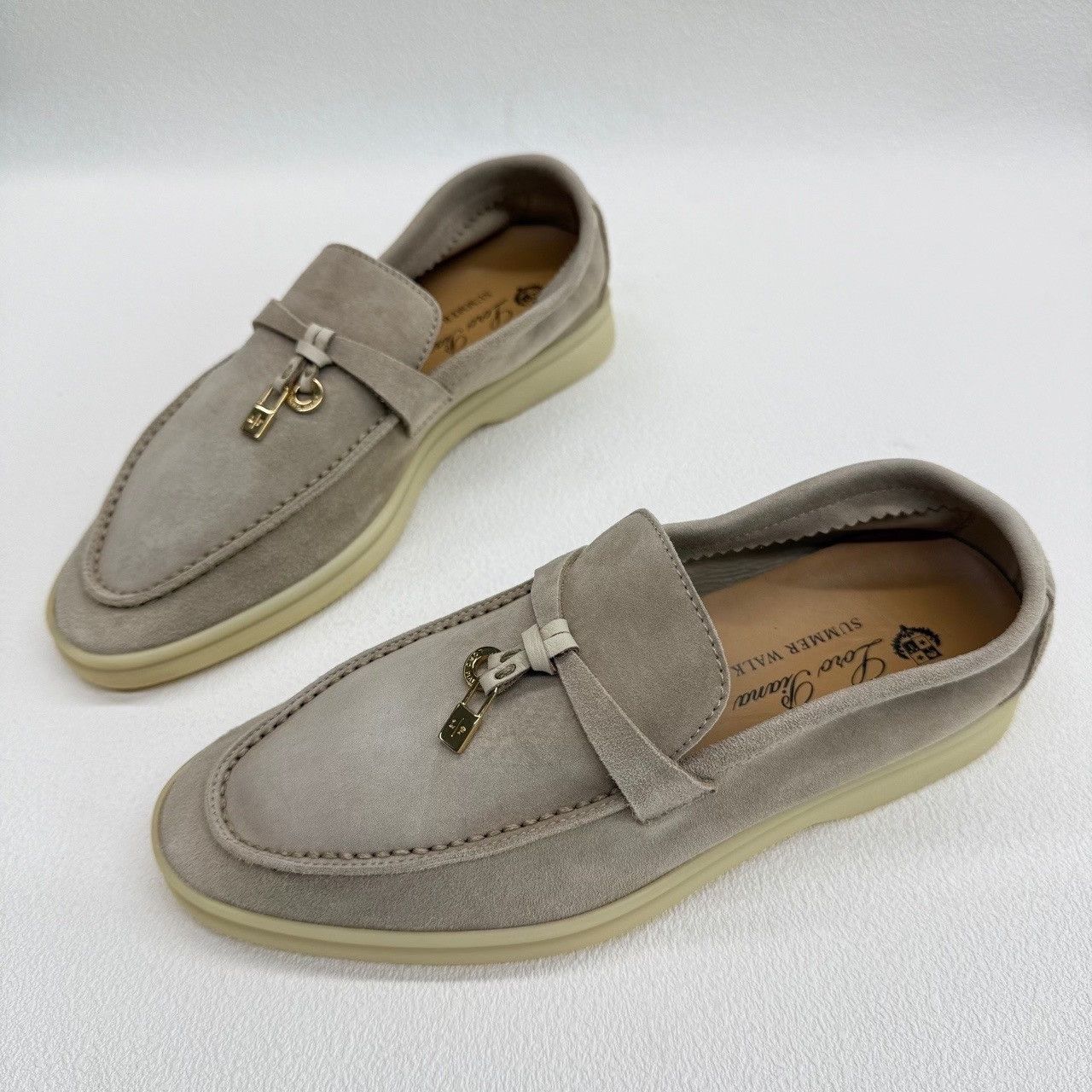 Loro Piana Loro Piana Suede Summer Walk Loafers Size 35 Size US 5 / IT 35 - 2 Thumbnail