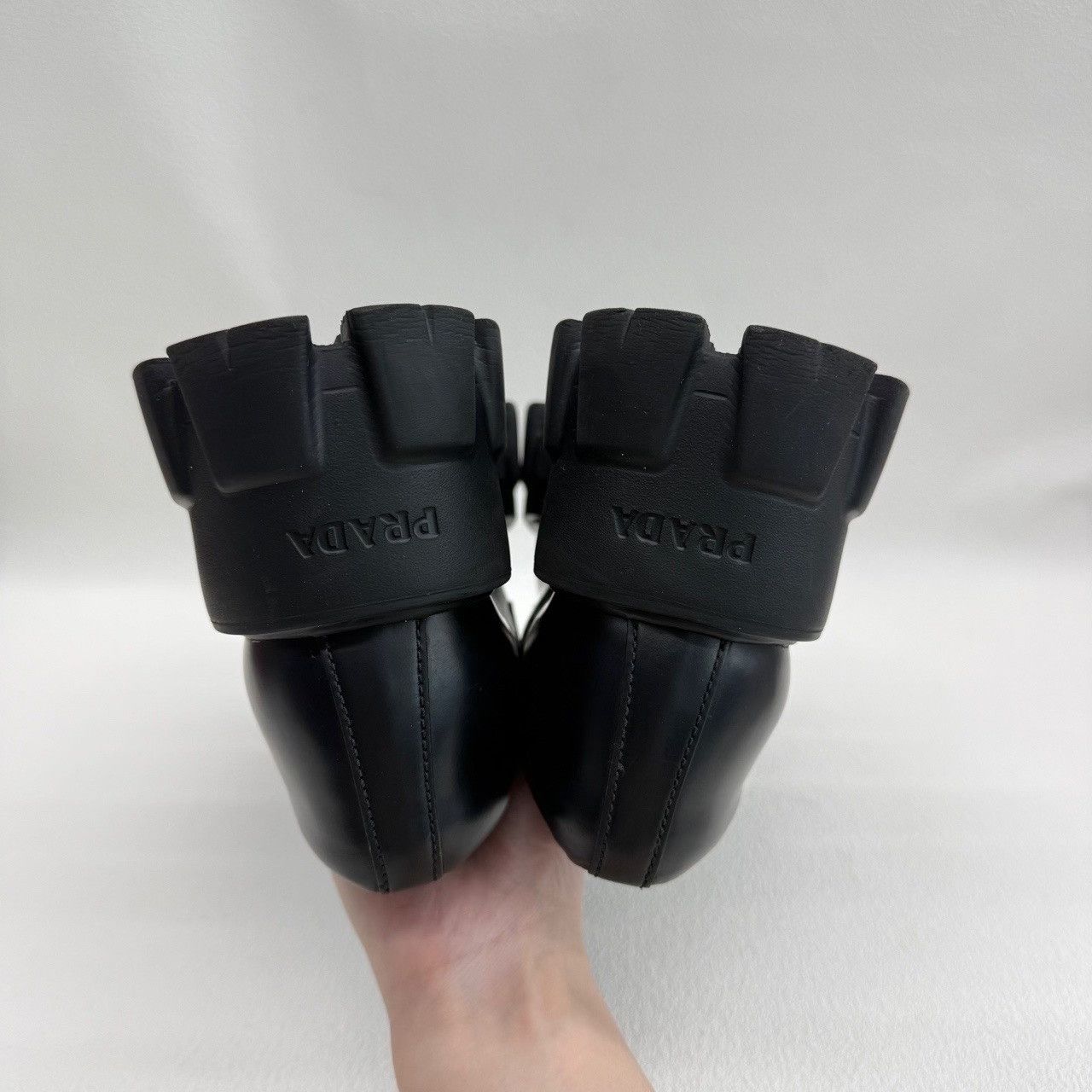 Prada Prada Monolith Leather Platform Loafers Size 37.5 Size US 7.5 / IT 37.5 - 7 Thumbnail