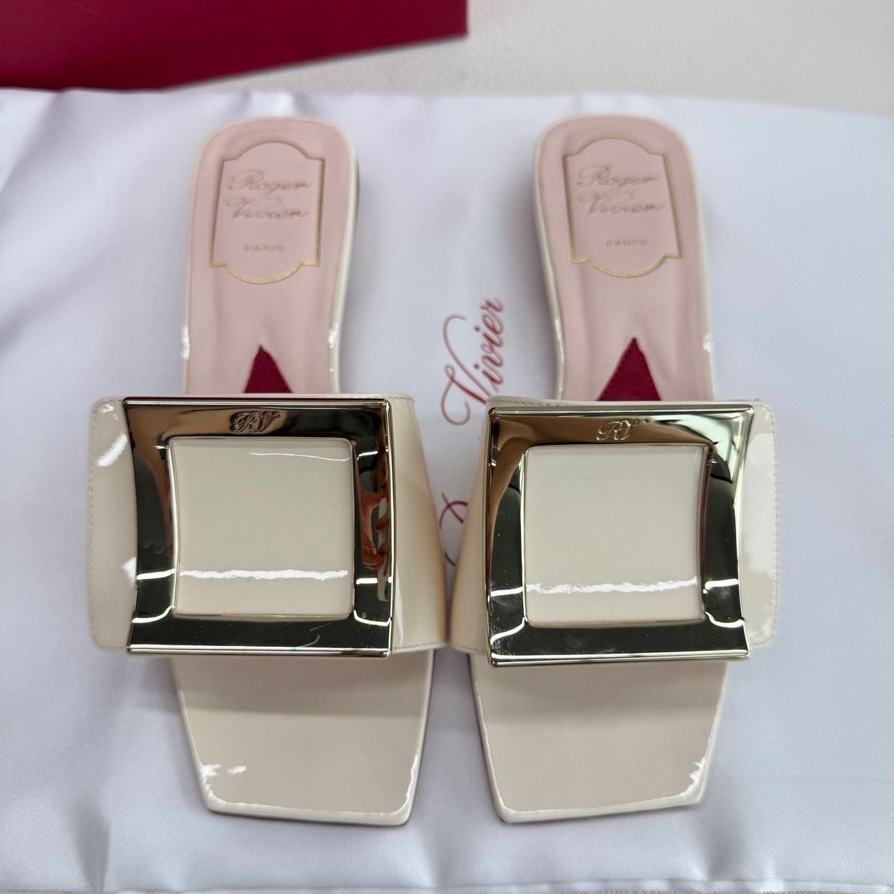 Roger Vivier Roger Vivier Square Buckle Sandals Size 35 Size US 5 / IT 35 - 3 Thumbnail