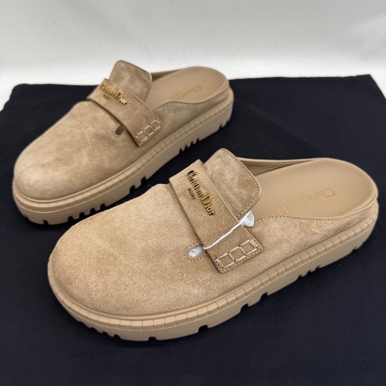Dior Dior Suede Mules Size 37 Size US 7 / IT 37 - 2 Thumbnail