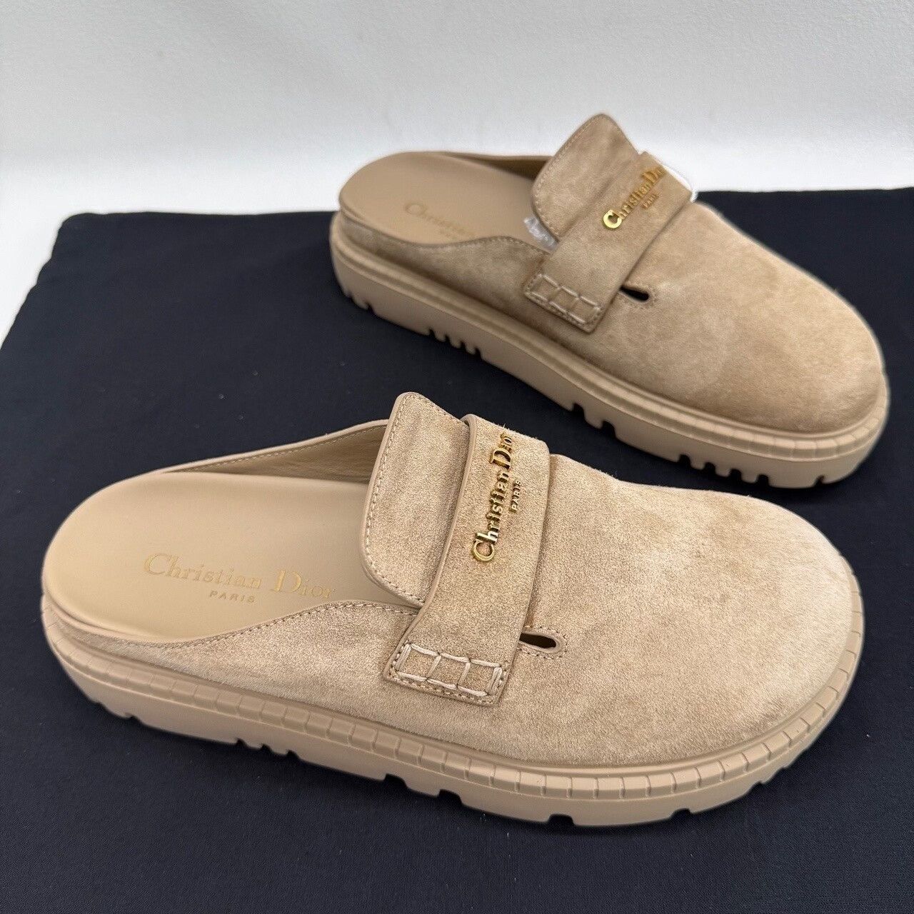 Dior Dior Suede Mules Size 37 Size US 7 / IT 37 - 4 Thumbnail